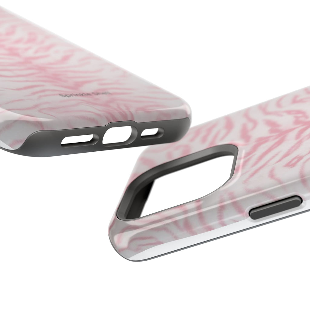 MagSafe Pink Zebra Print Iphone Case
