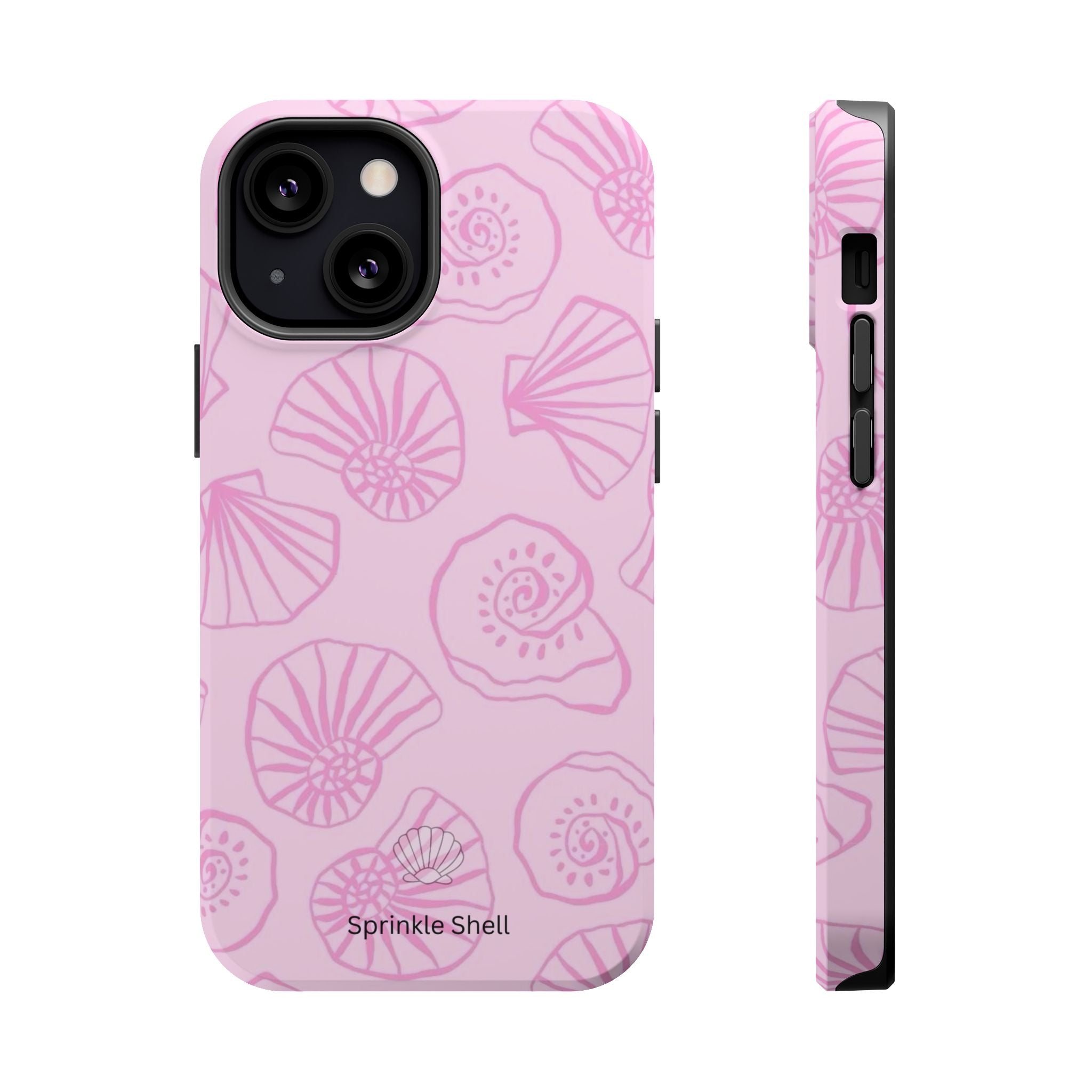 MagSafe pink shells case