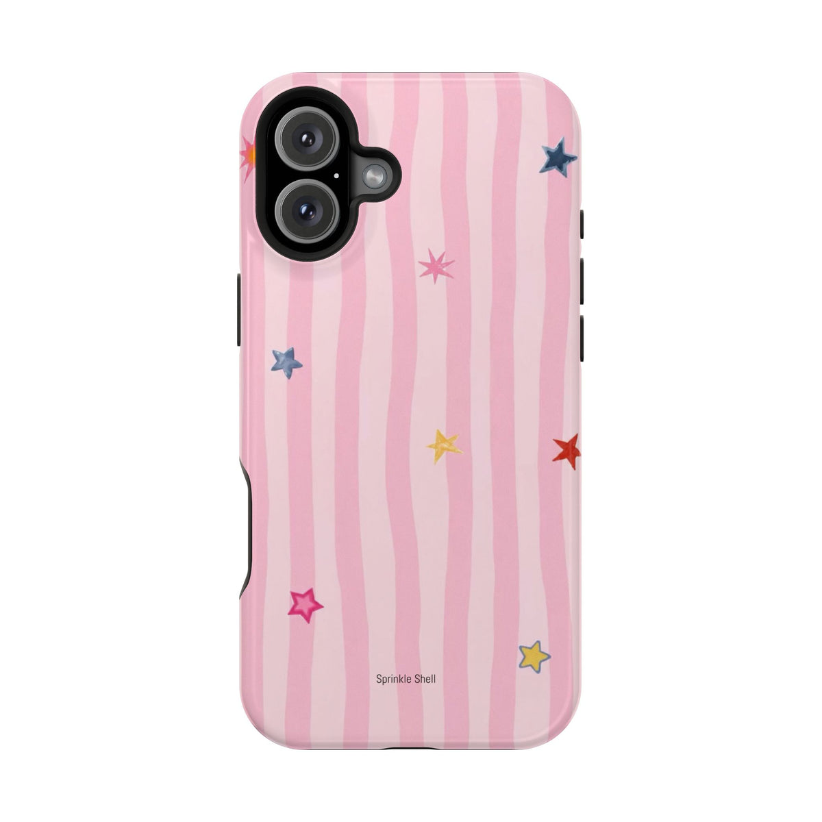 MagSafe pink lines & stars case