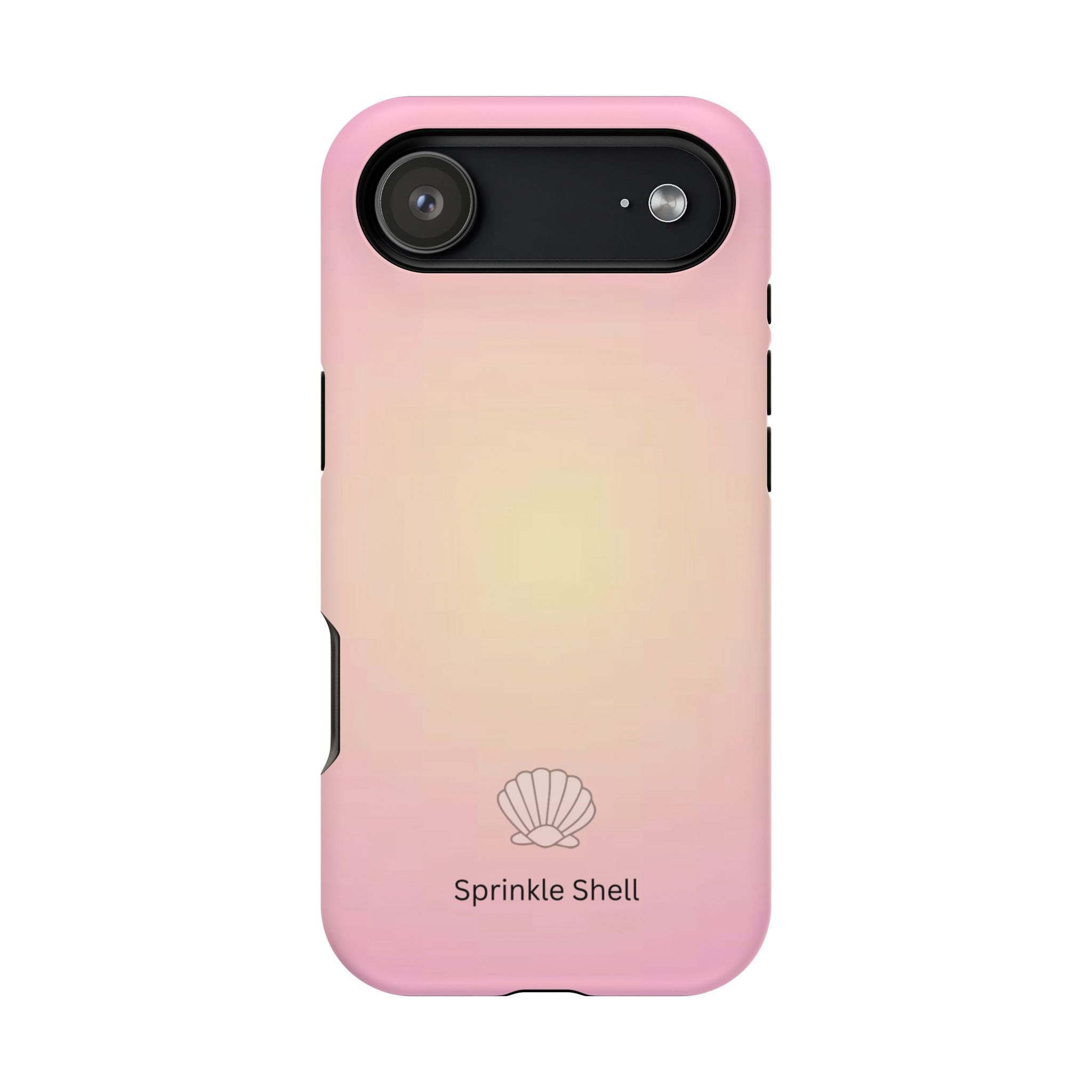 MagSafe light pink and yellow aura case
