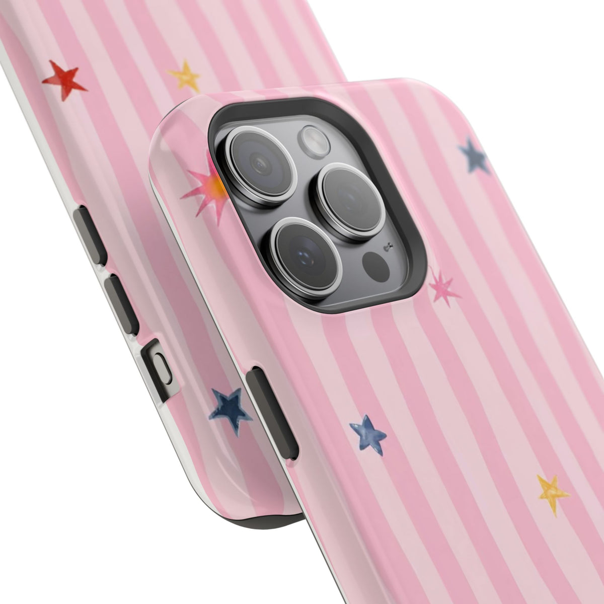 MagSafe pink lines & stars case