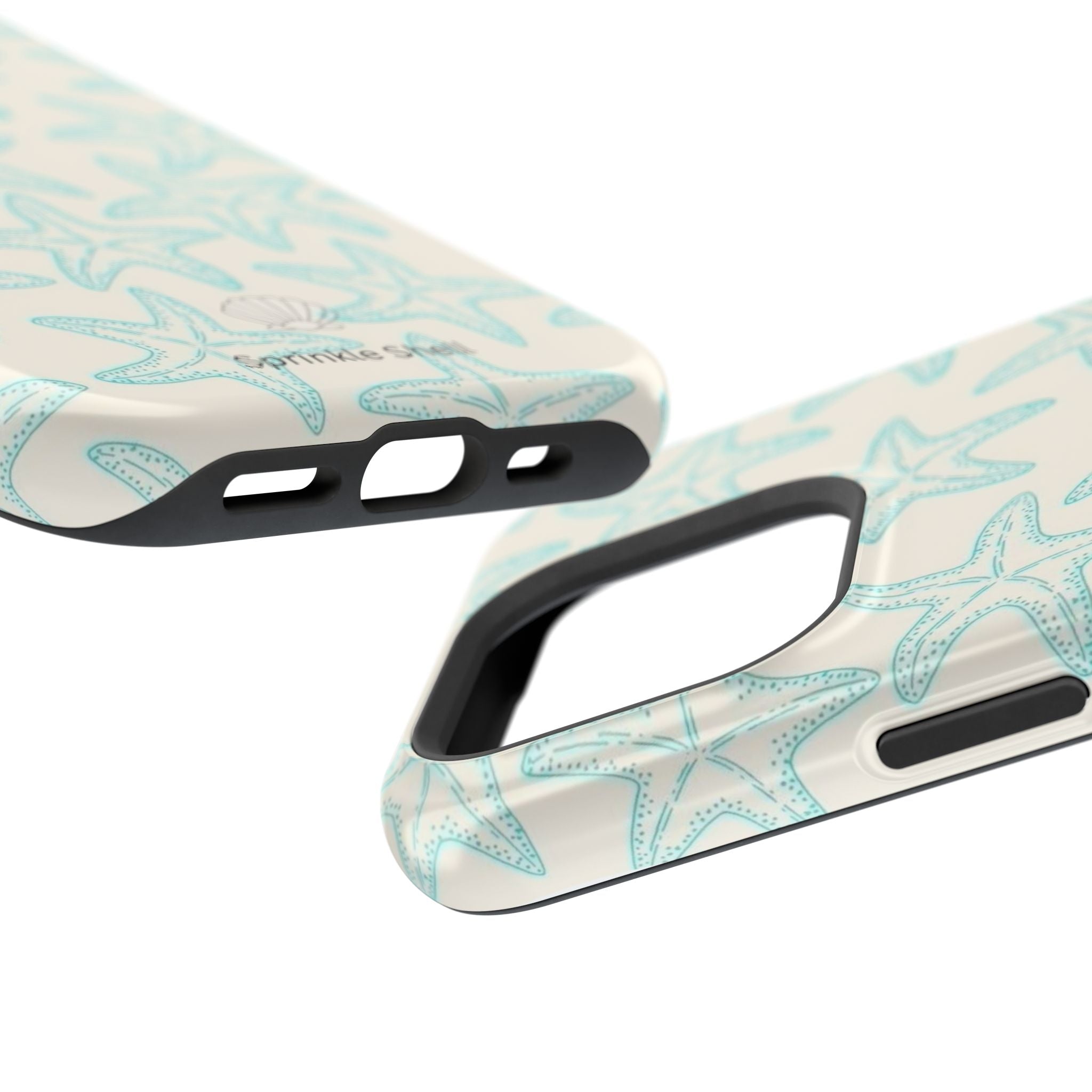 MagSafe teal starfish case