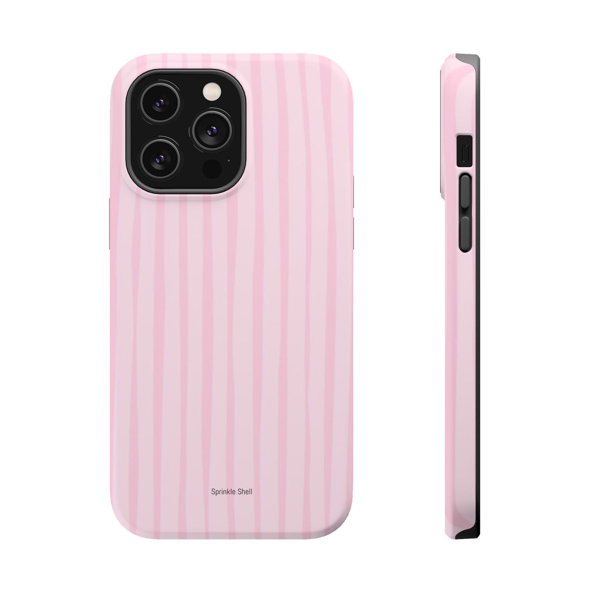 MagSafe pink uneven lines case