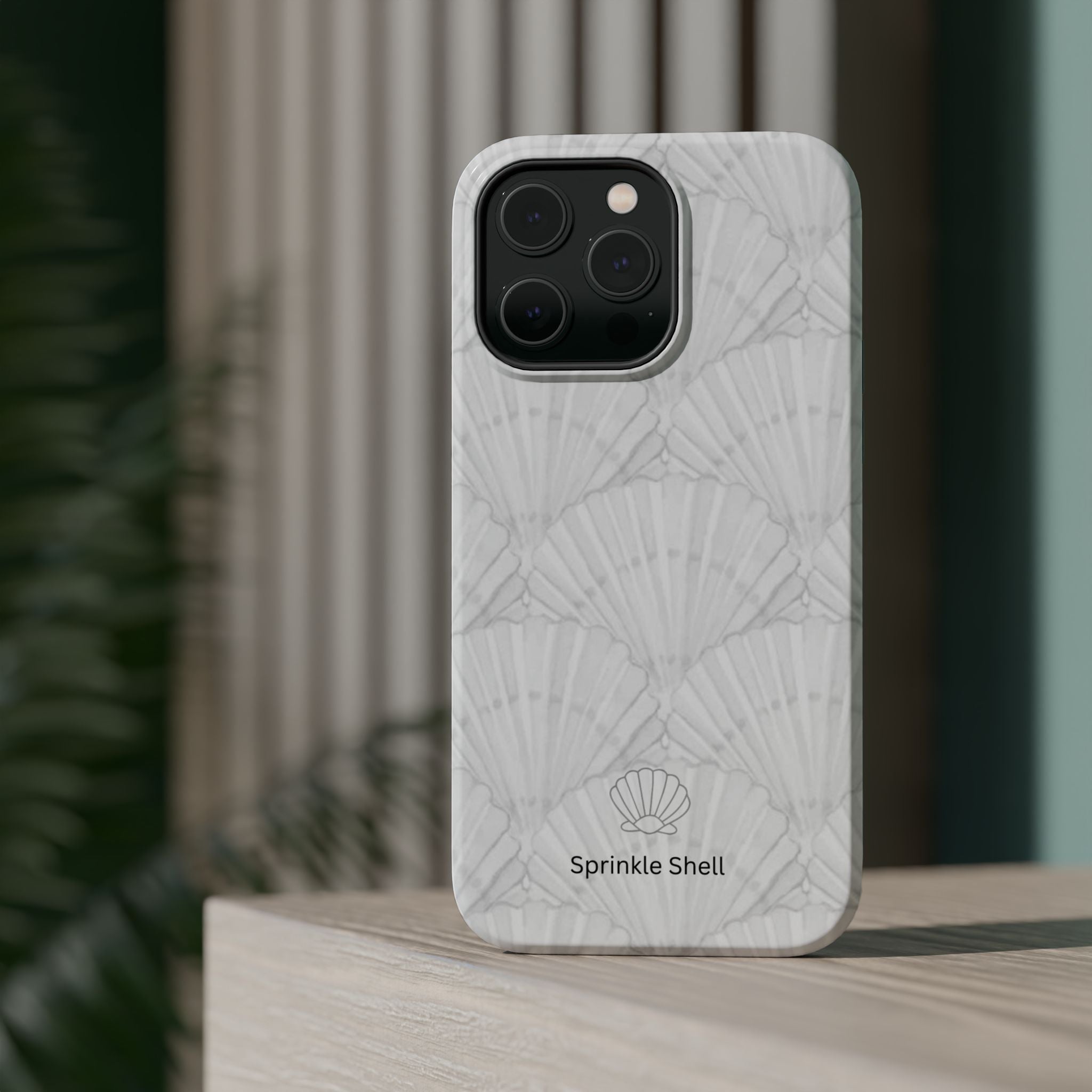 Shell-Pattern Magnetic Impact Phone Case — Protective Modular iPhone Cover