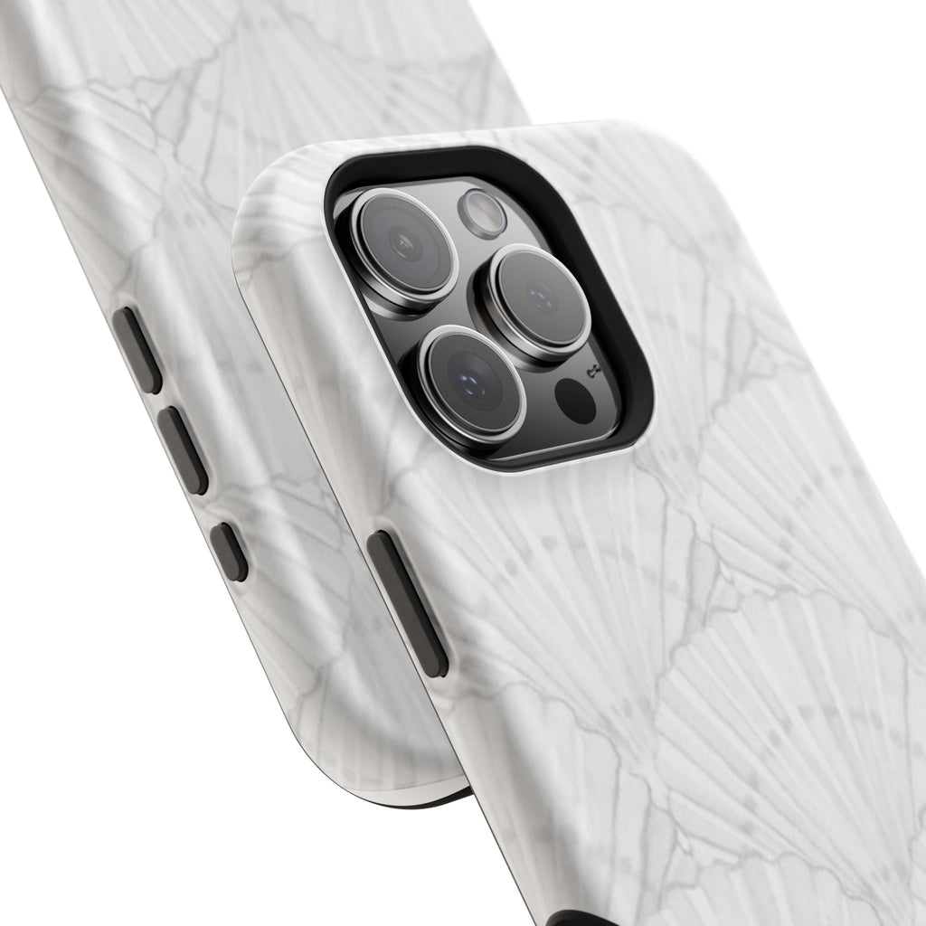 Shell-Pattern Magnetic Impact Phone Case — Protective Modular iPhone Cover