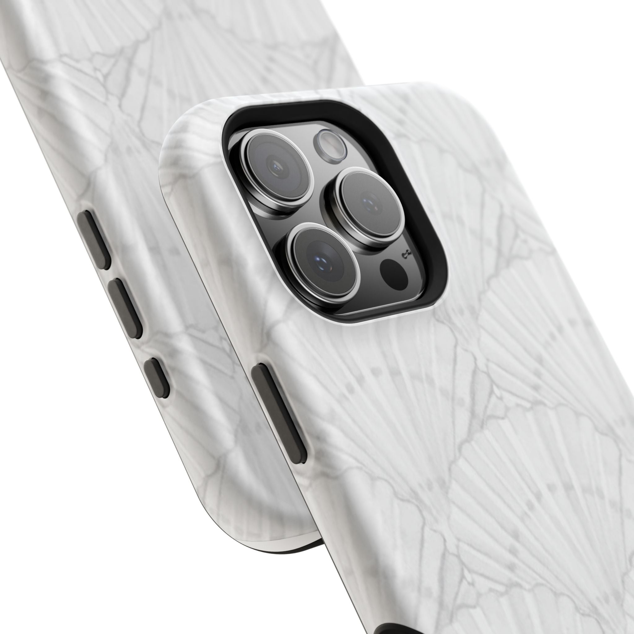 Shell-Pattern Magnetic Impact Phone Case — Protective Modular iPhone Cover