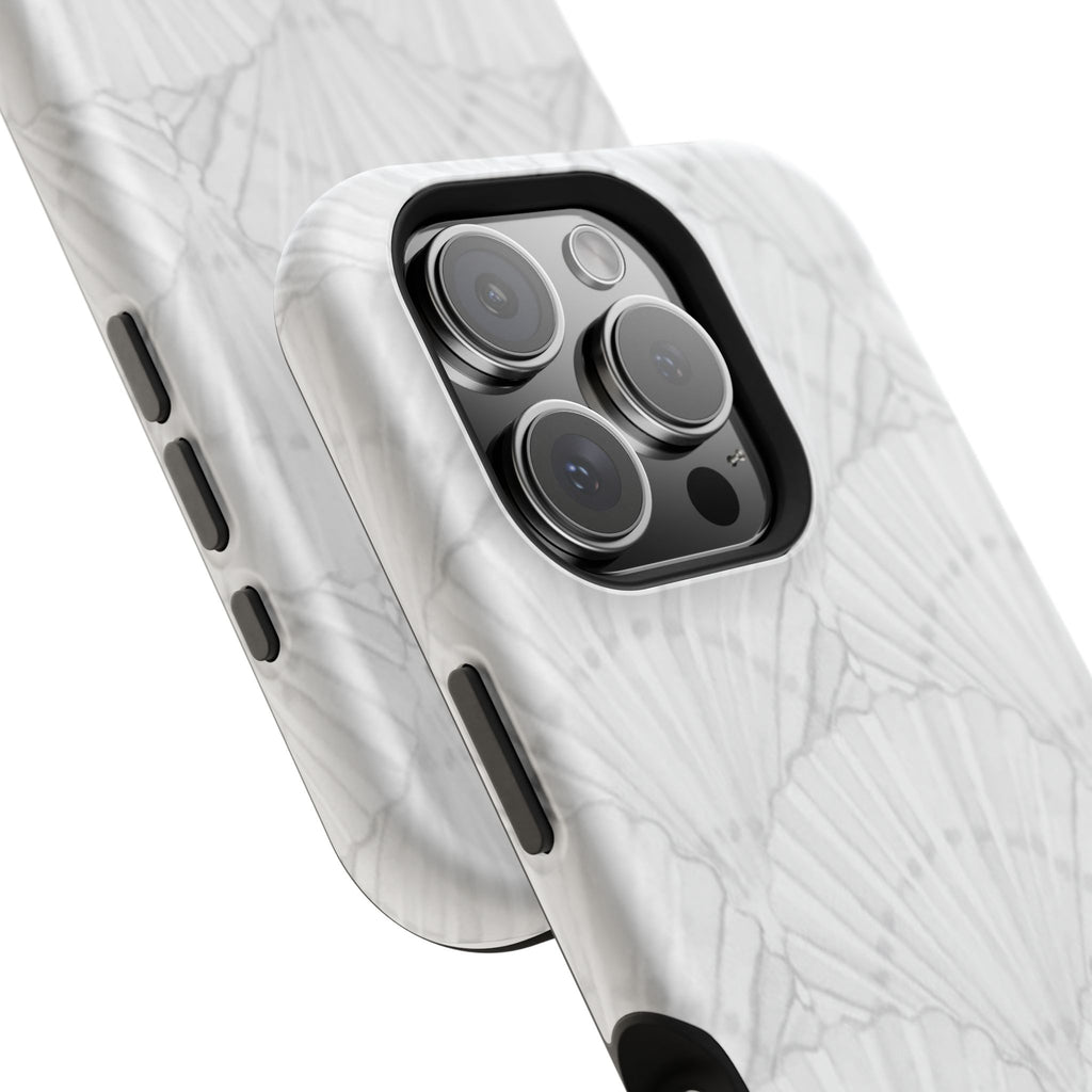 Shell-Pattern Magnetic Impact Phone Case — Protective Modular iPhone Cover