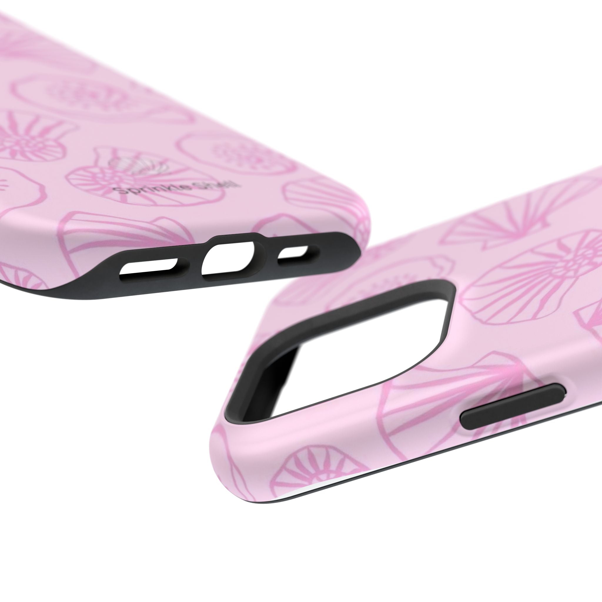 MagSafe pink shells case