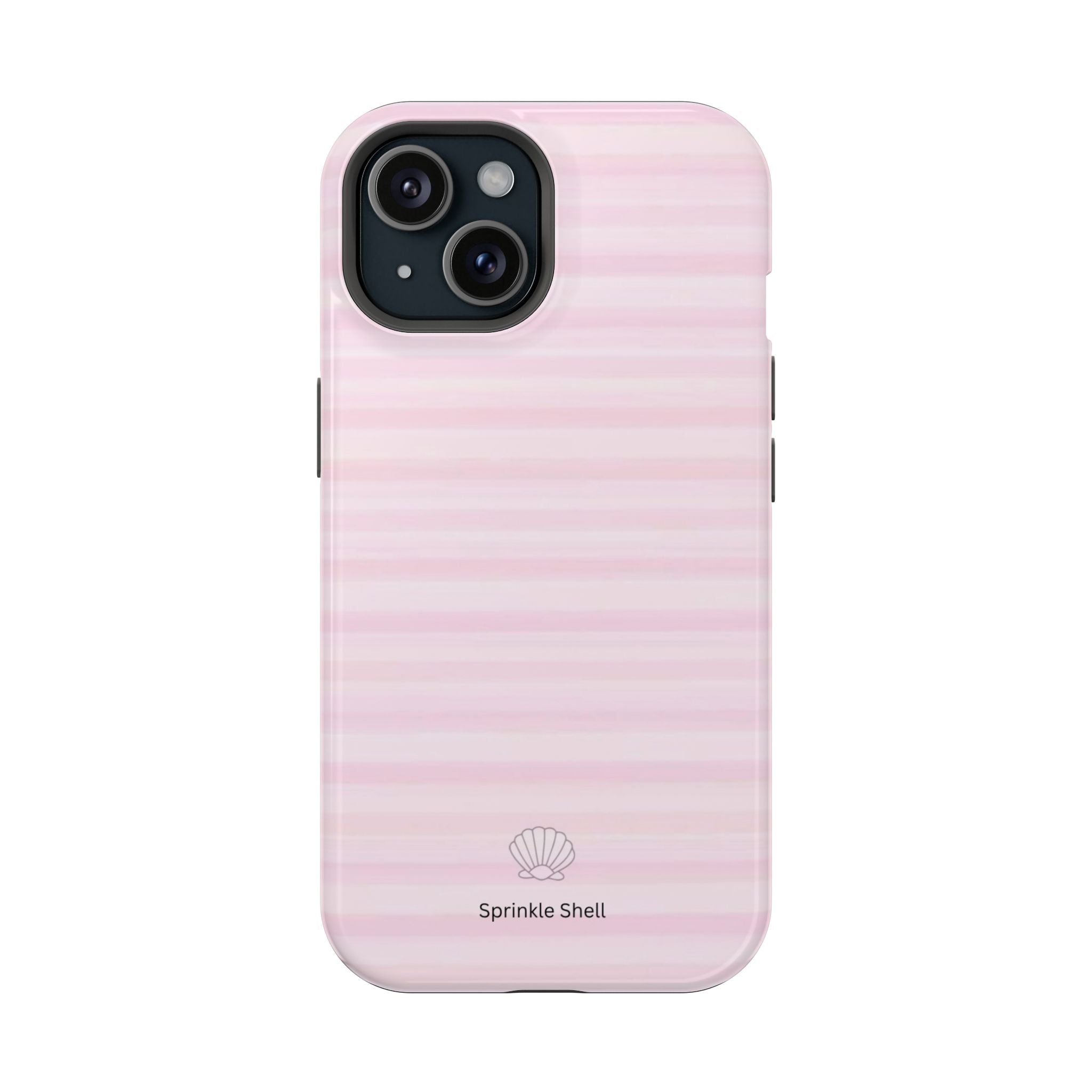 MagSafe pink stripes case
