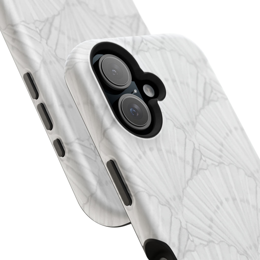 Shell-Pattern Magnetic Impact Phone Case — Protective Modular iPhone Cover