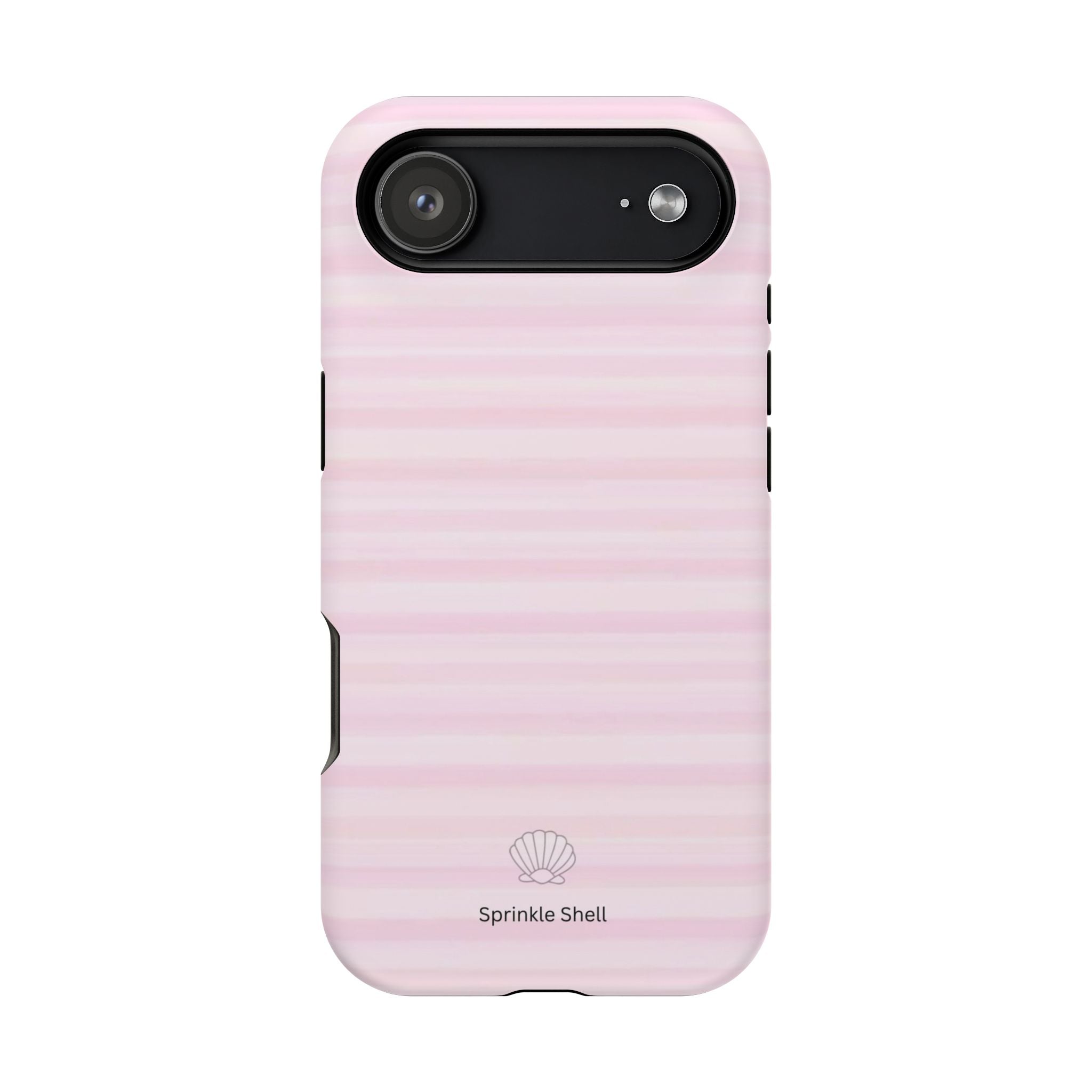 MagSafe pink stripes case