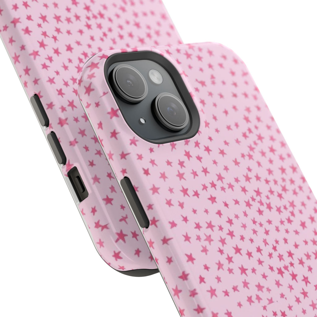 MagSafe mini pink stars case
