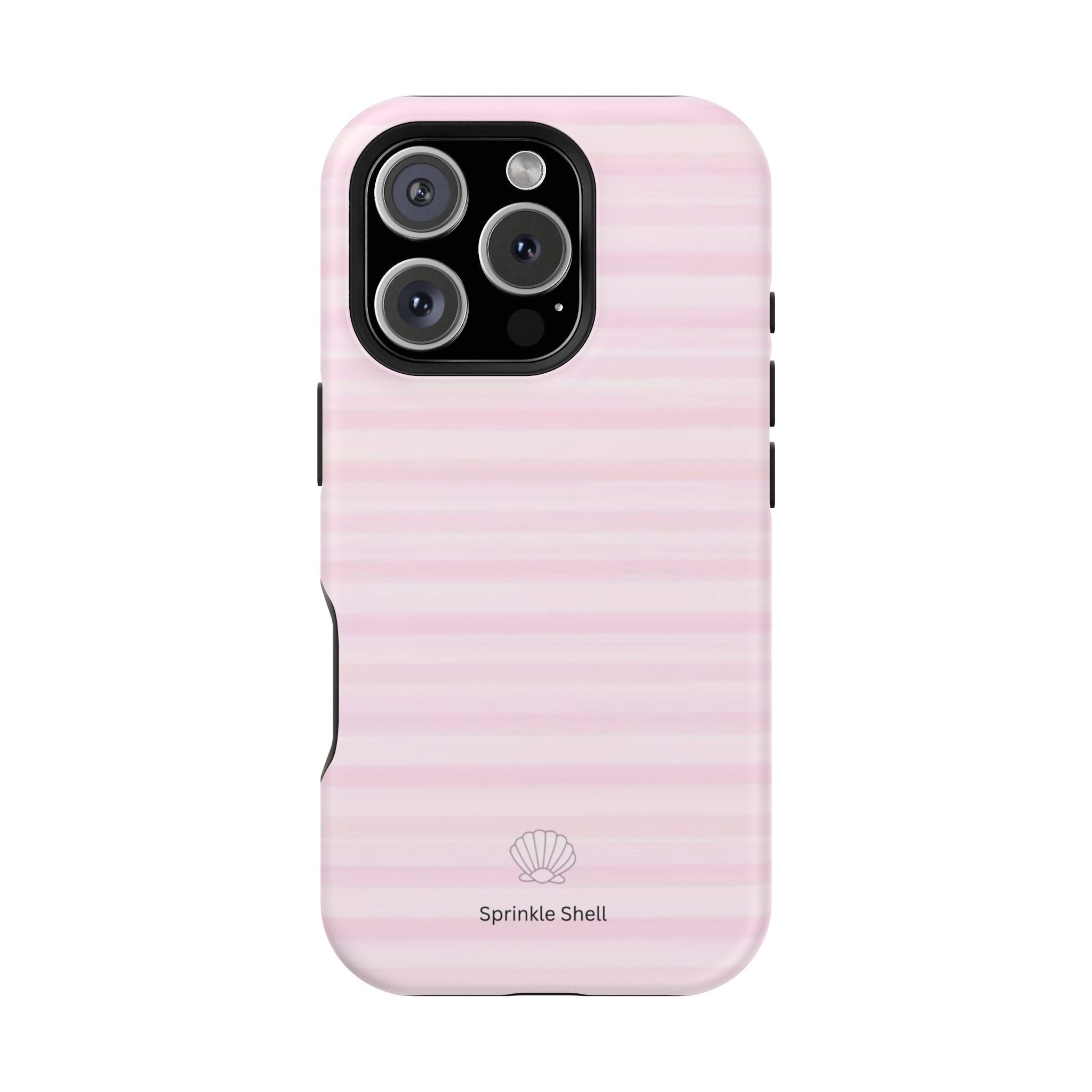 MagSafe pink stripes case