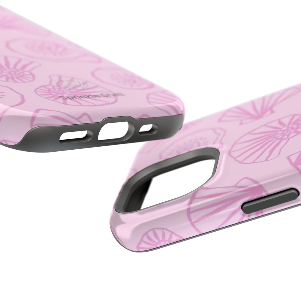 MagSafe pink shells case