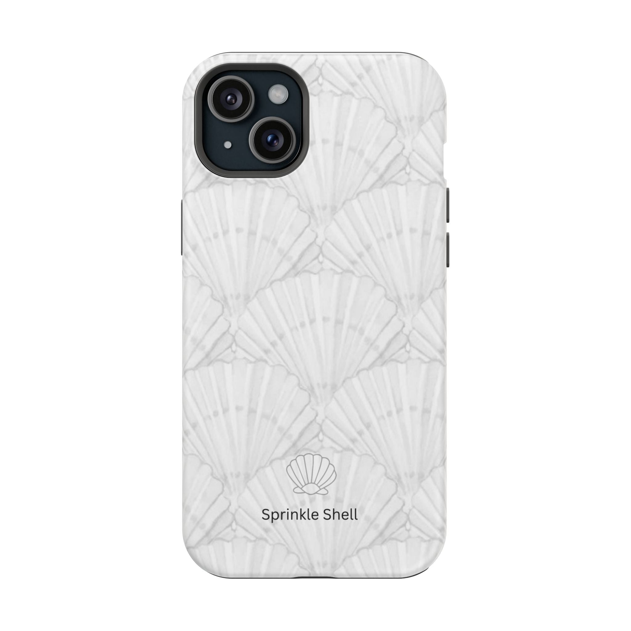 Shell-Pattern Magnetic Impact Phone Case — Protective Modular iPhone Cover