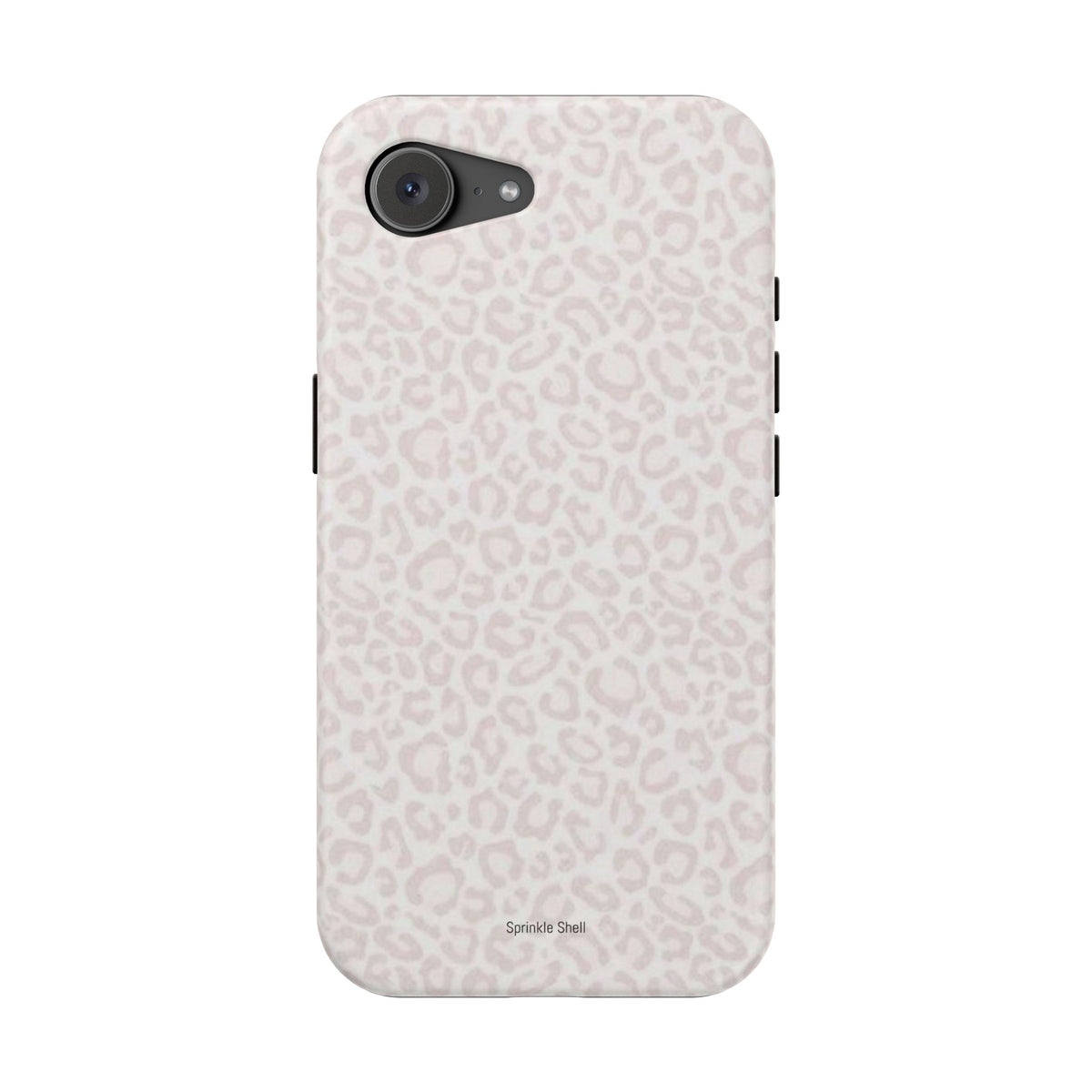 MagSafe white cheetah print case