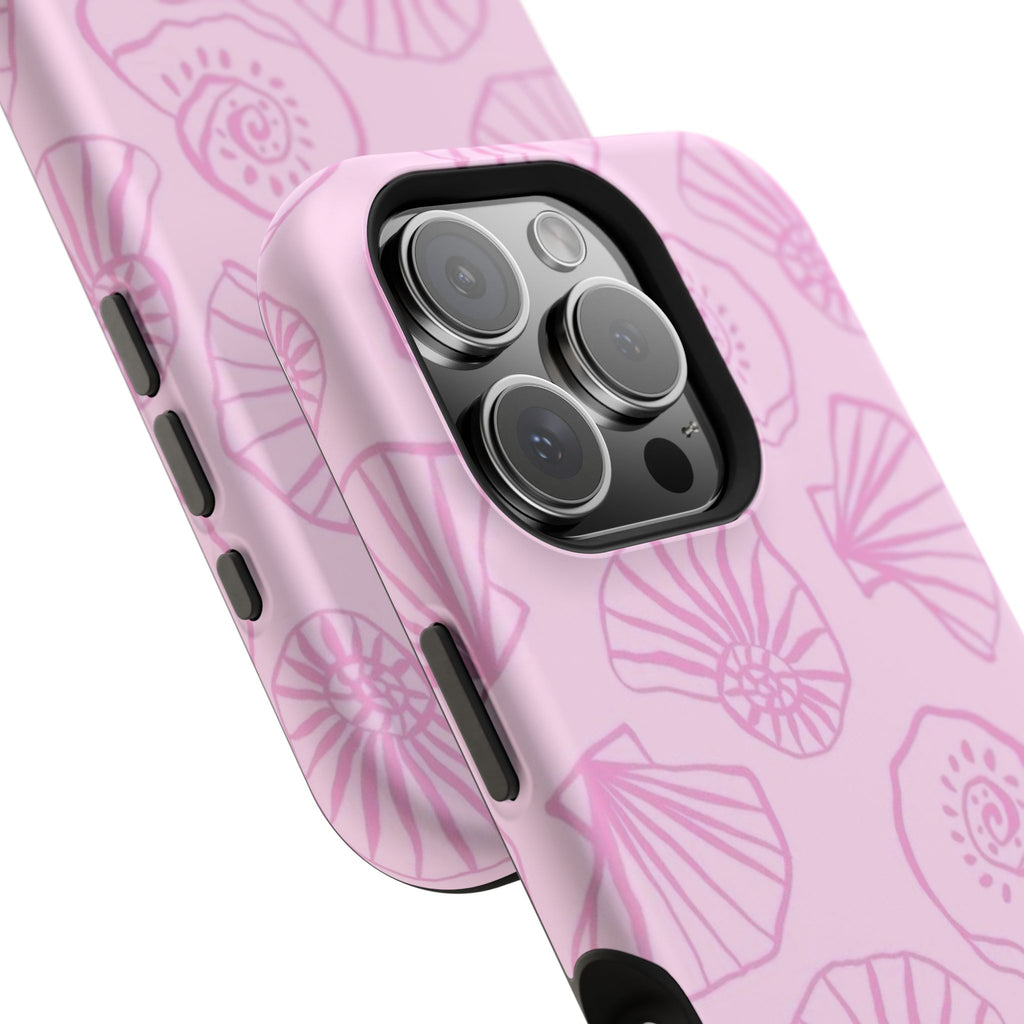 MagSafe pink shells case