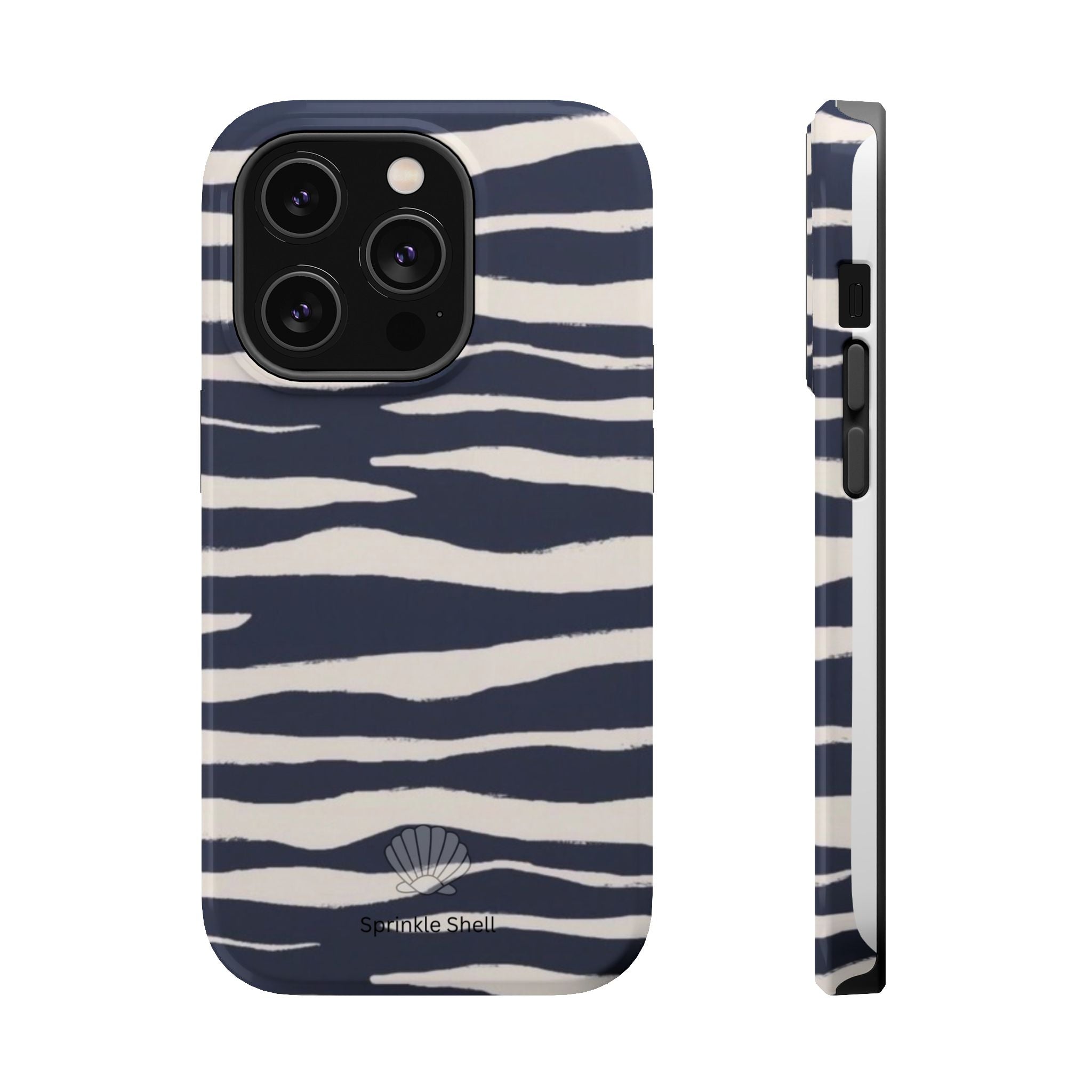 MagSafe Blue zebra print case