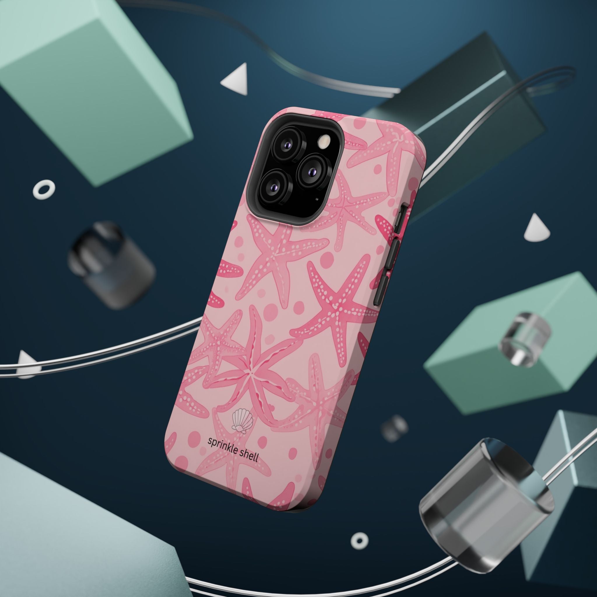 MagSafe Pink Starfish Iphone Case