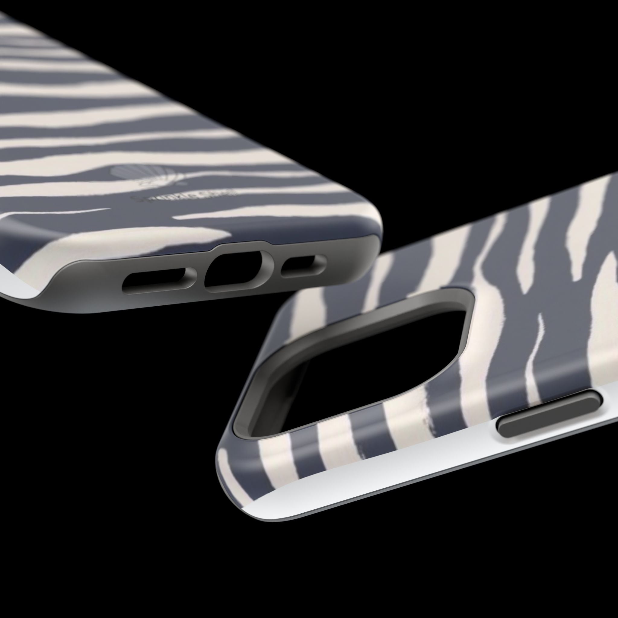 MagSafe Blue zebra print case