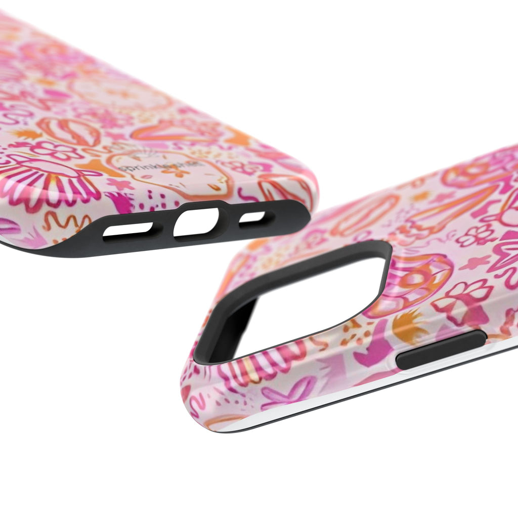 MagSafe Pink Clutter Iphone Case
