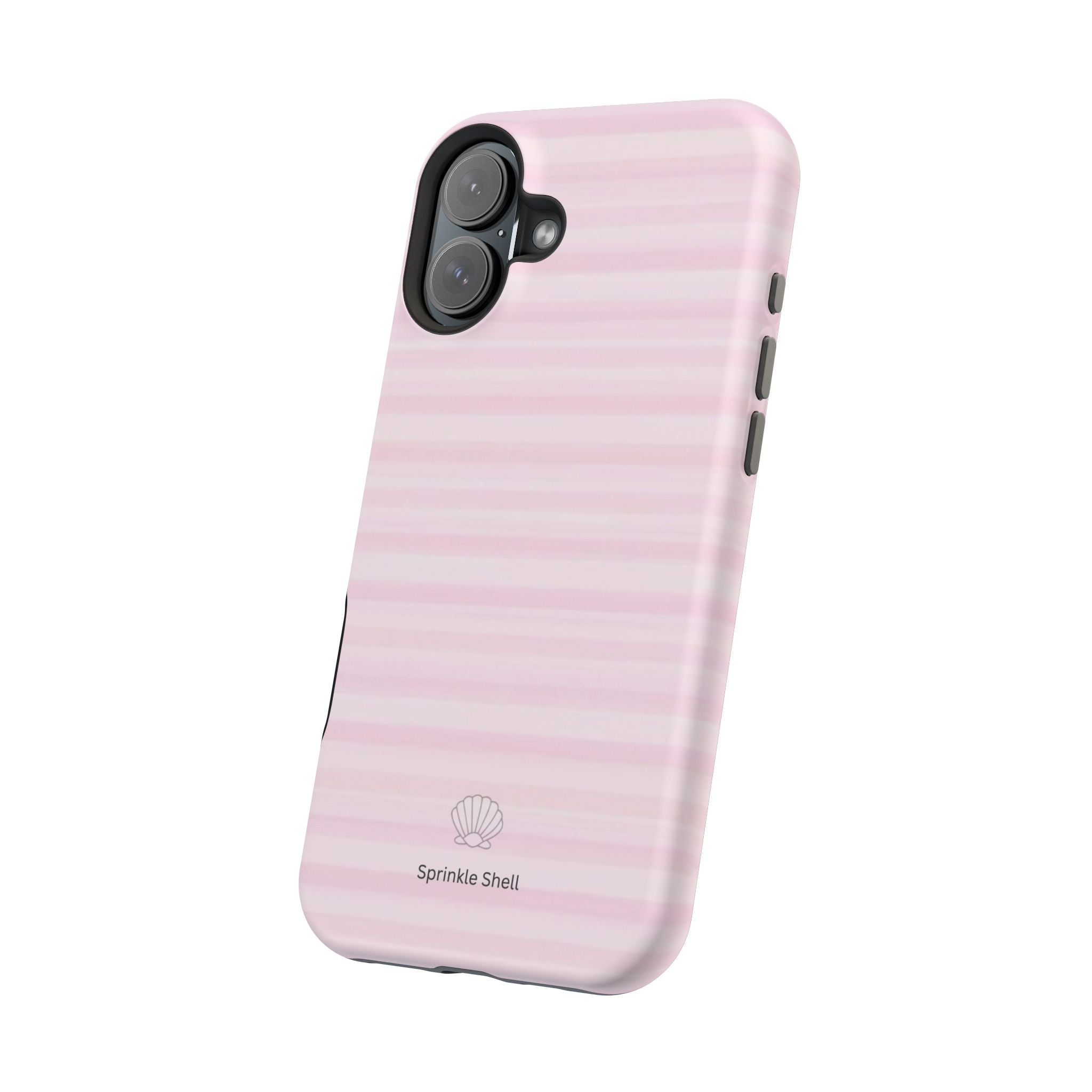 MagSafe pink stripes case