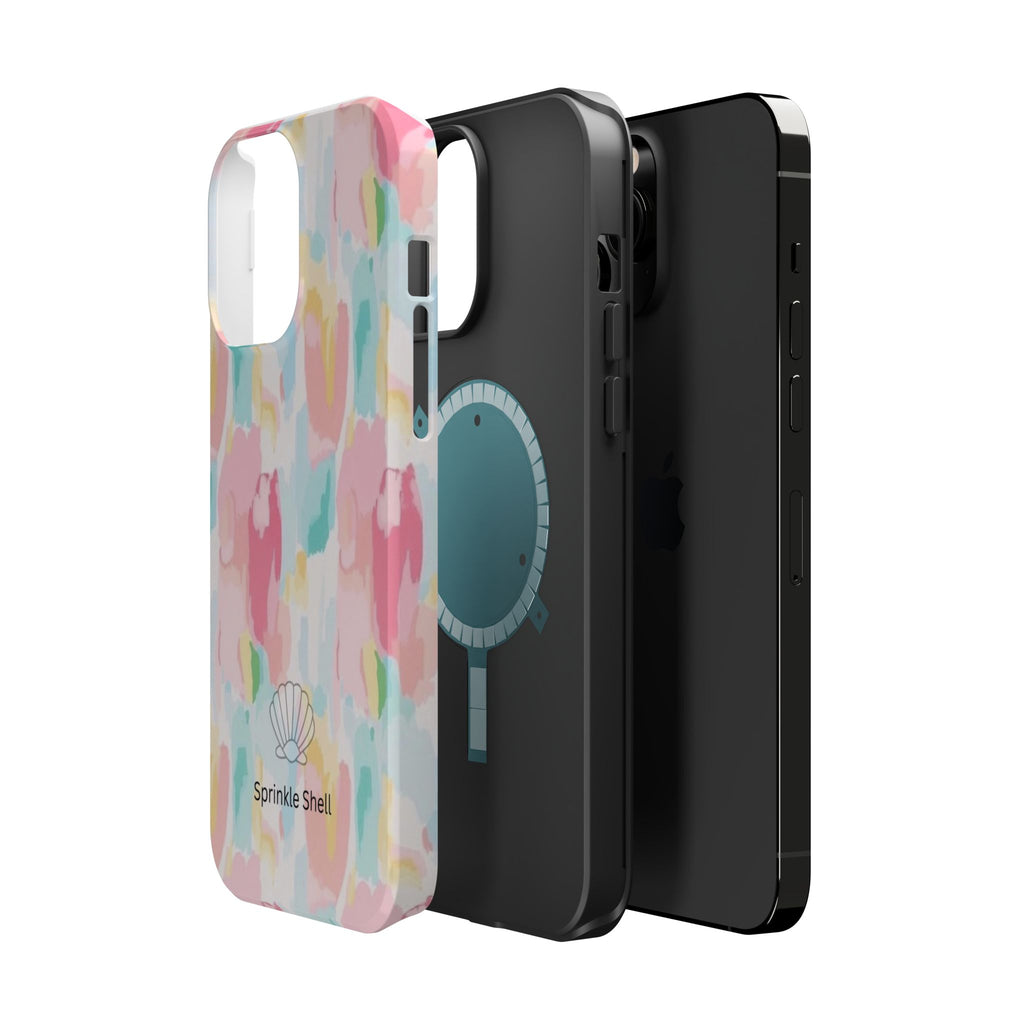 MagSafe cute colorful paint case