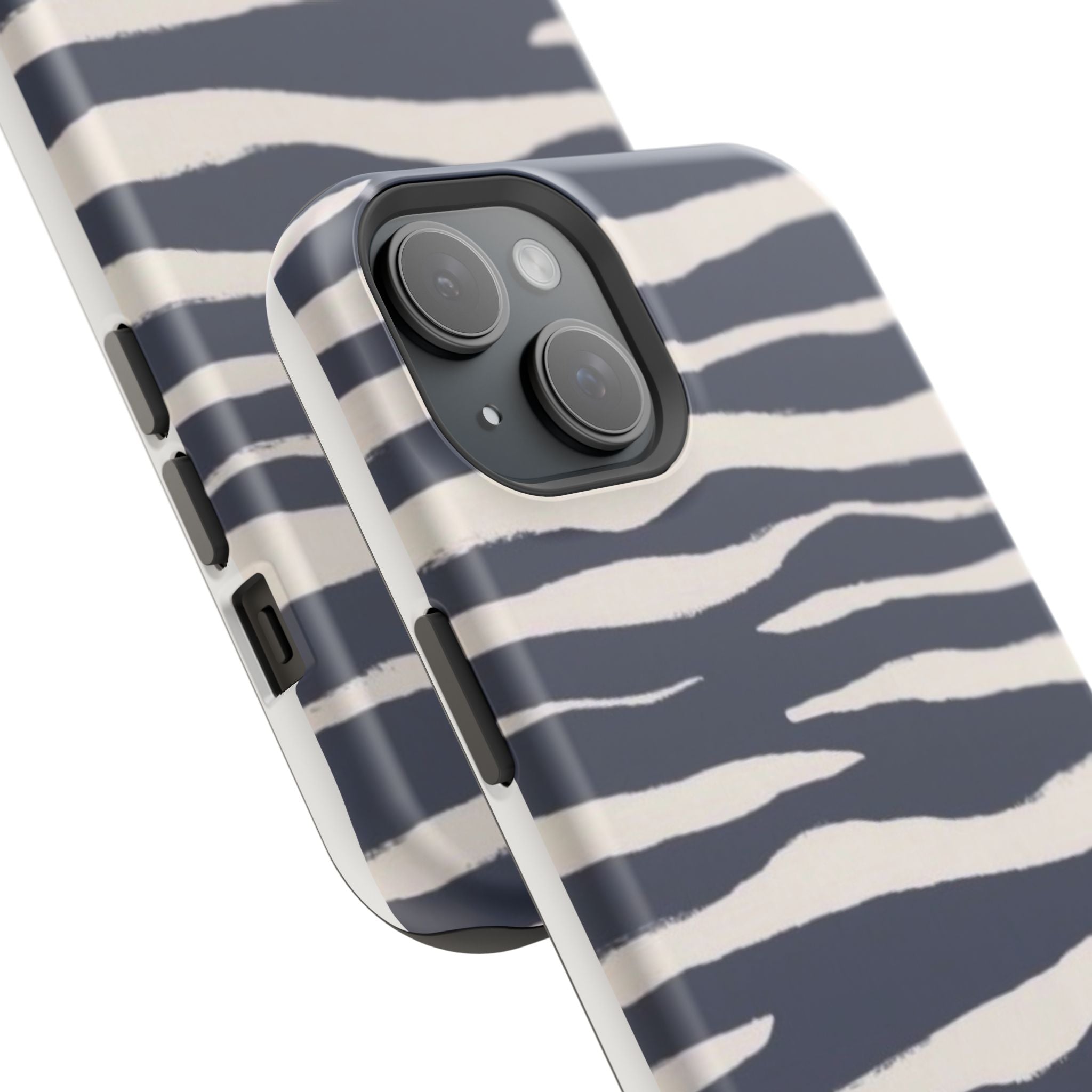 MagSafe Blue zebra print case