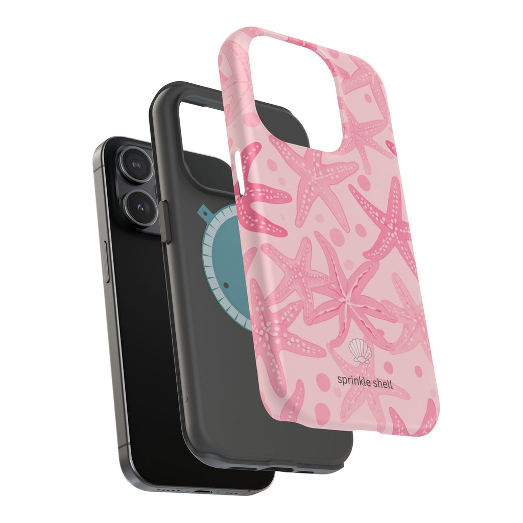 MagSafe Pink Starfish Iphone Case