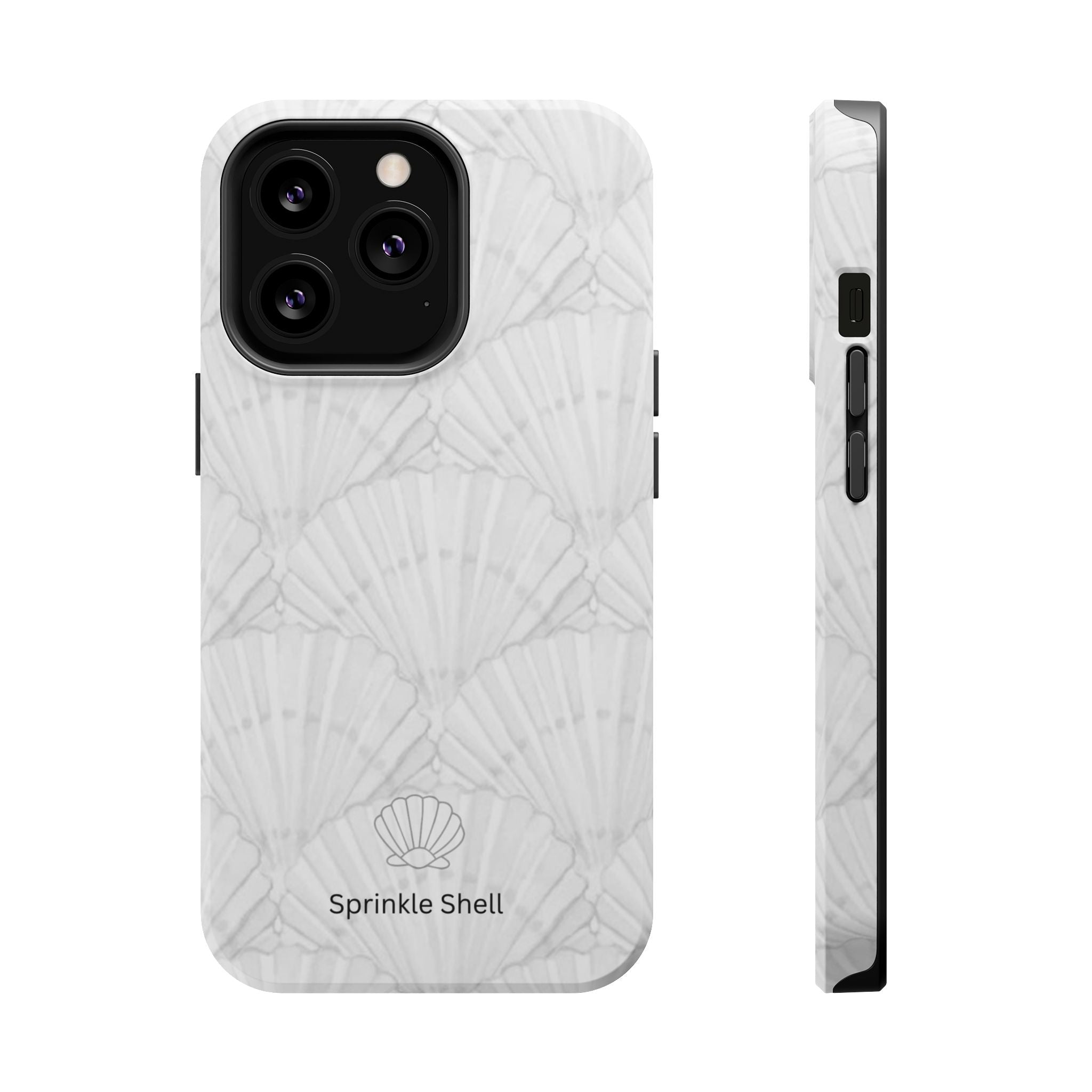 Shell-Pattern Magnetic Impact Phone Case — Protective Modular iPhone Cover