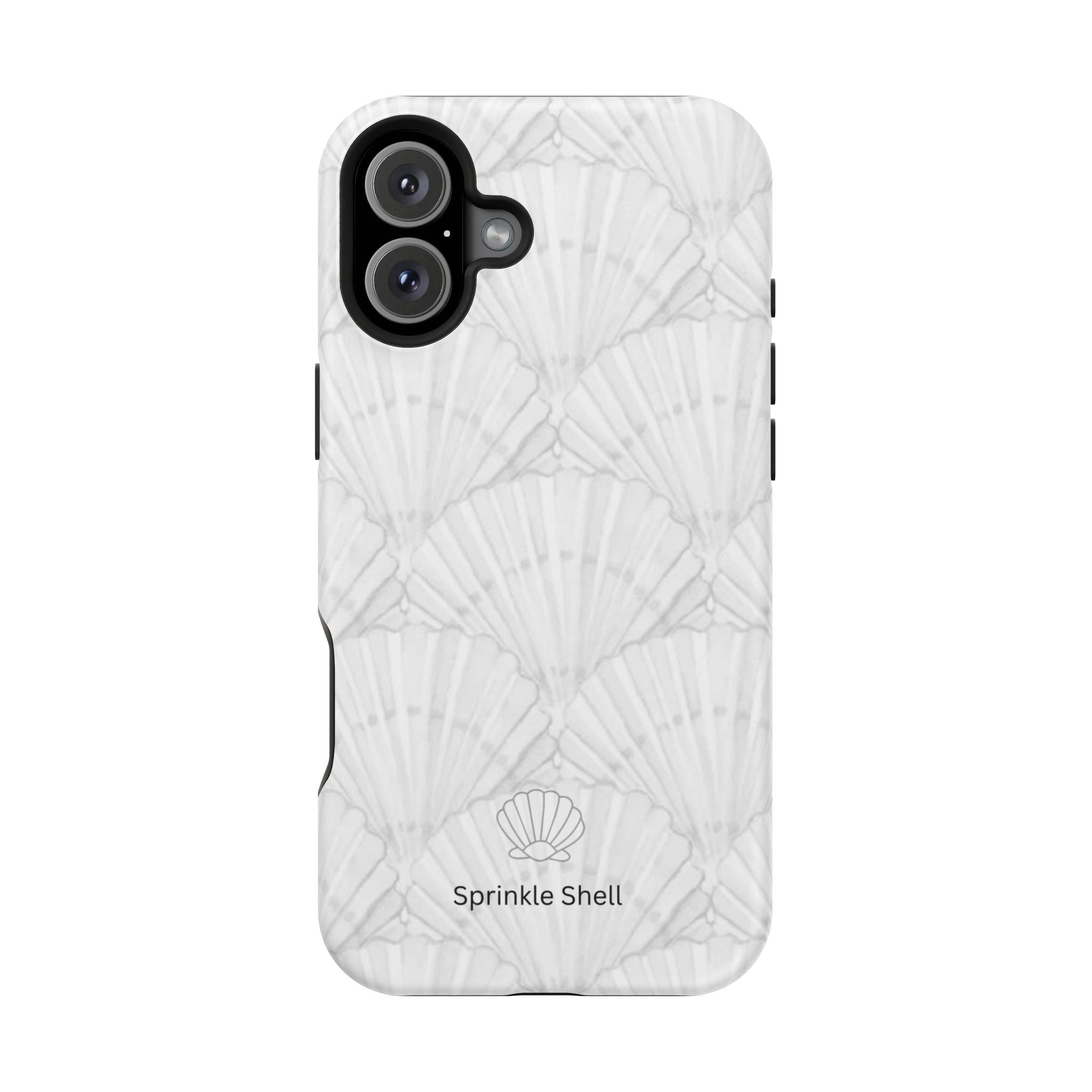 Shell-Pattern Magnetic Impact Phone Case — Protective Modular iPhone Cover