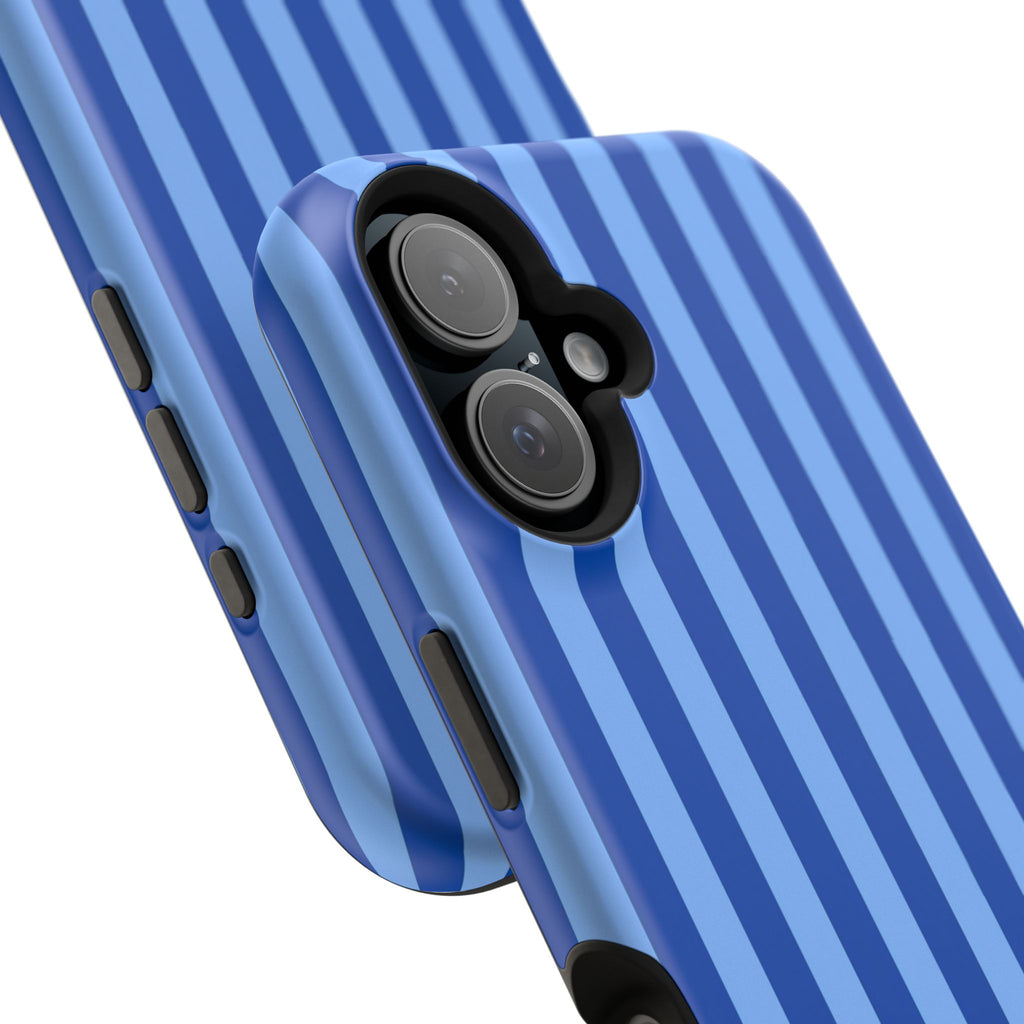 MagSafe blue striped case