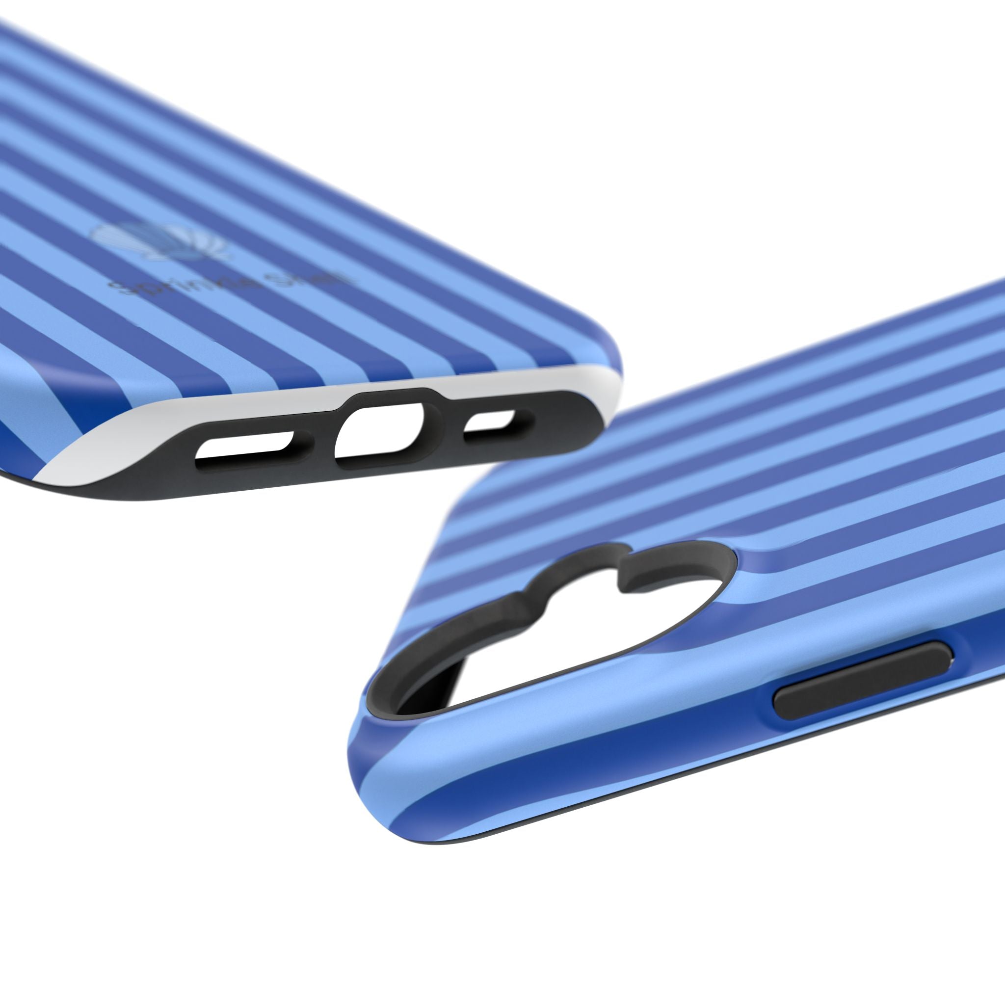 MagSafe blue striped case