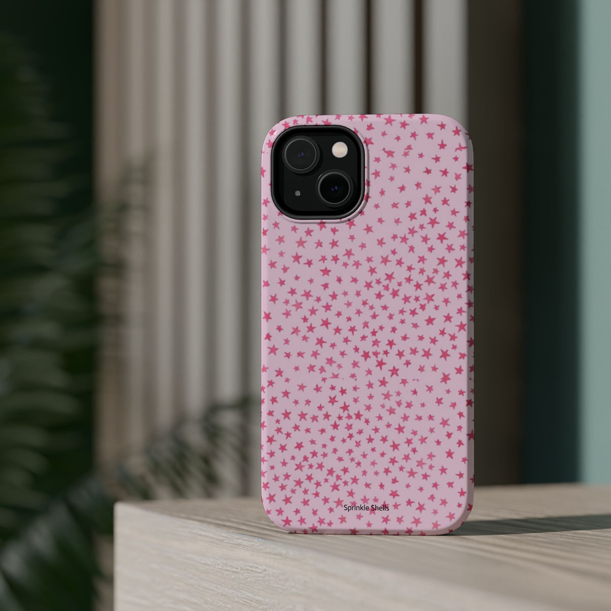 MagSafe mini pink stars case