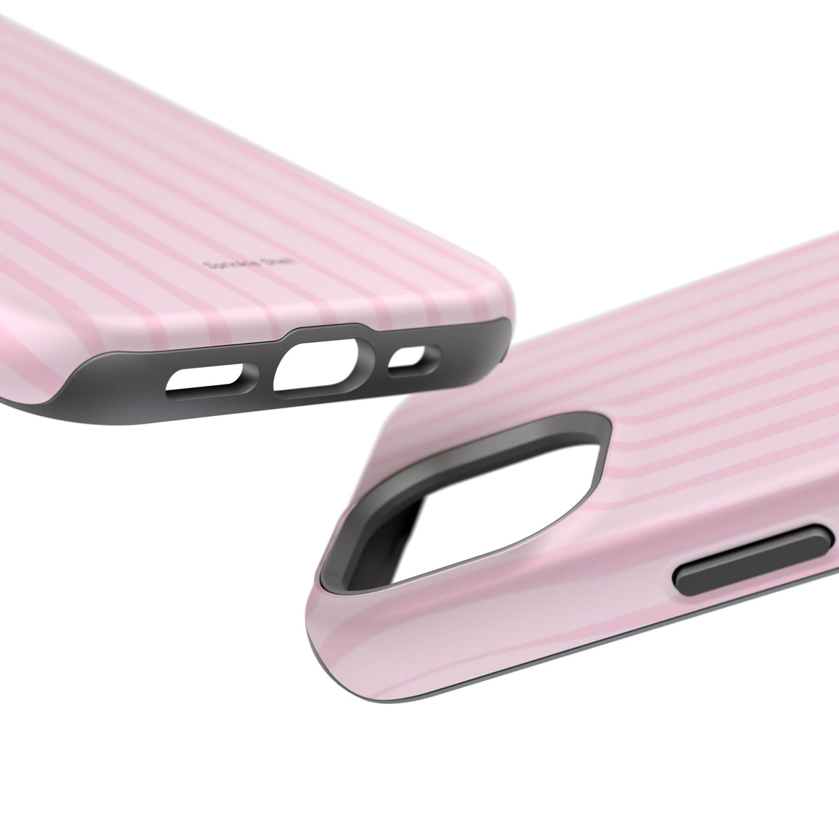 MagSafe pink uneven lines case