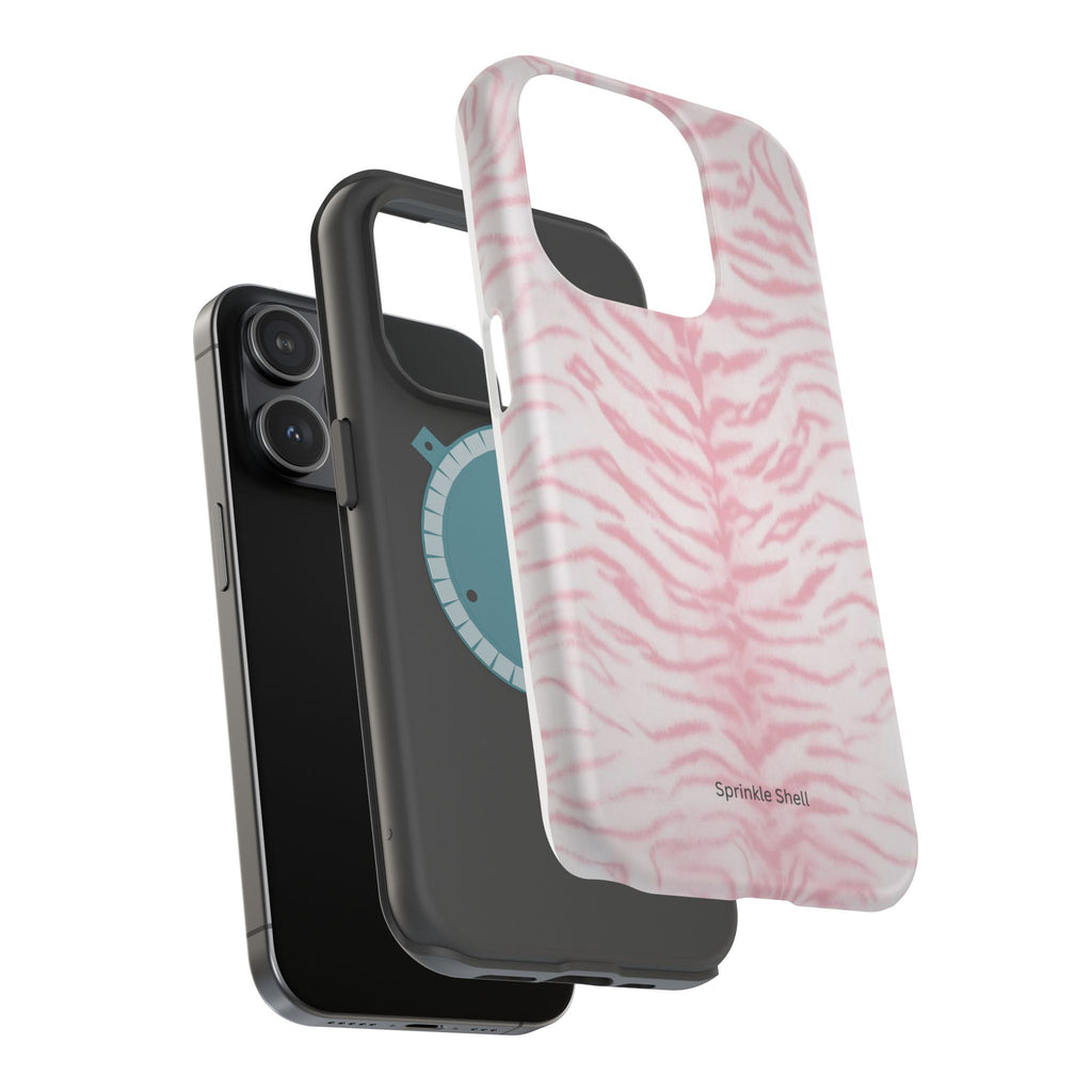 MagSafe Pink Zebra Print Iphone Case