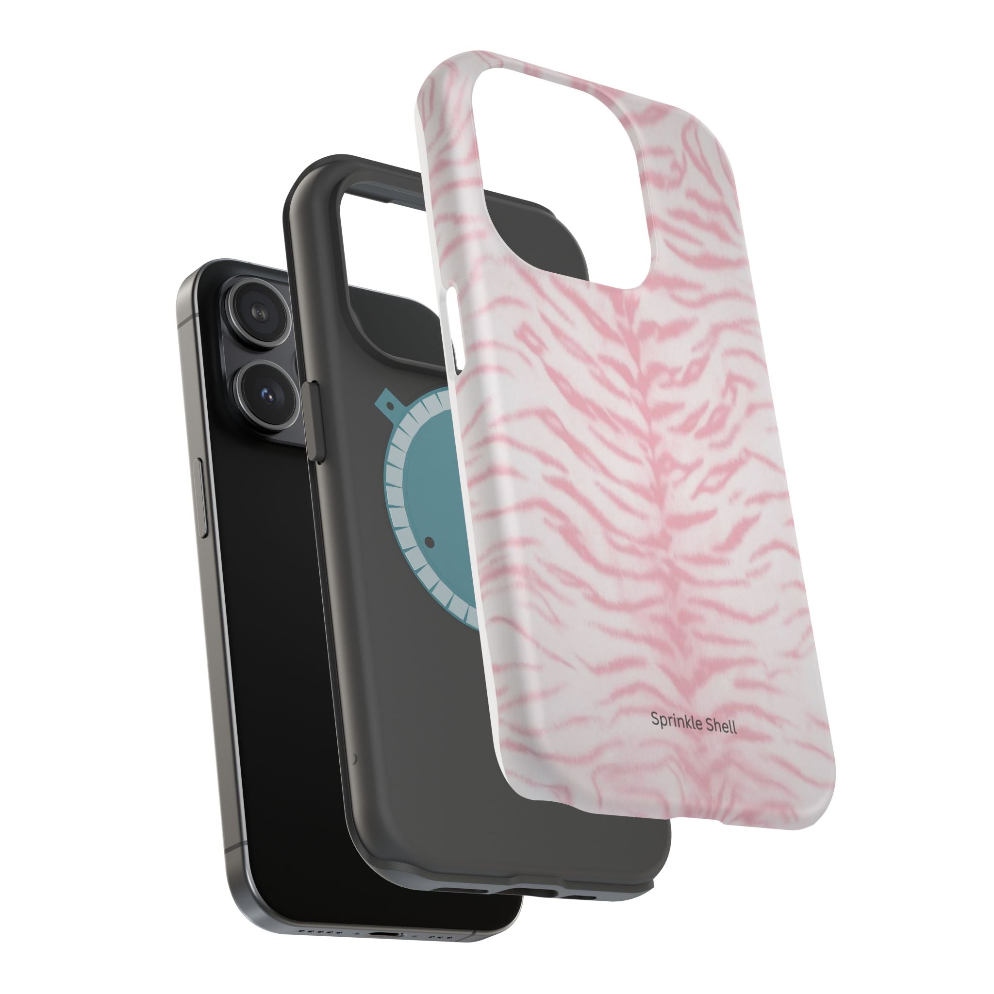 MagSafe Pink Zebra Print Iphone Case