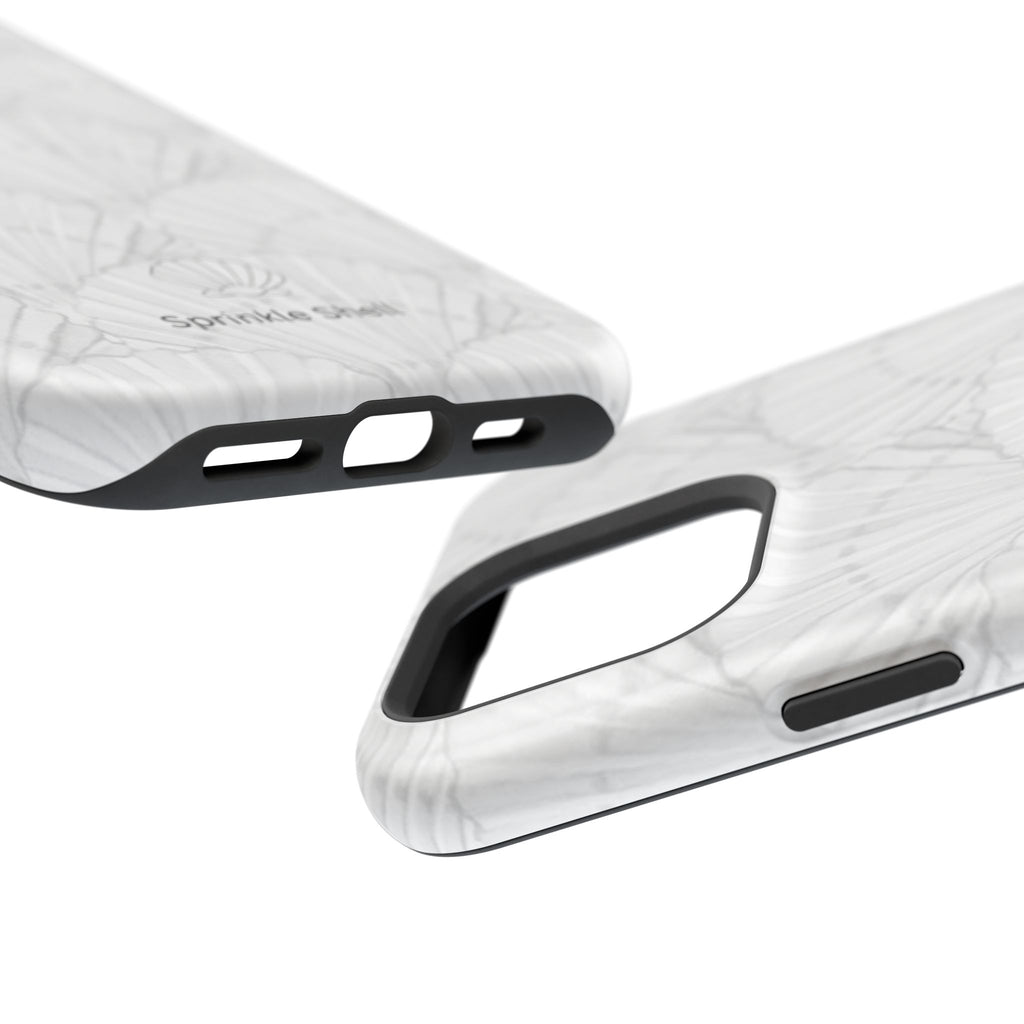 Shell-Pattern Magnetic Impact Phone Case — Protective Modular iPhone Cover