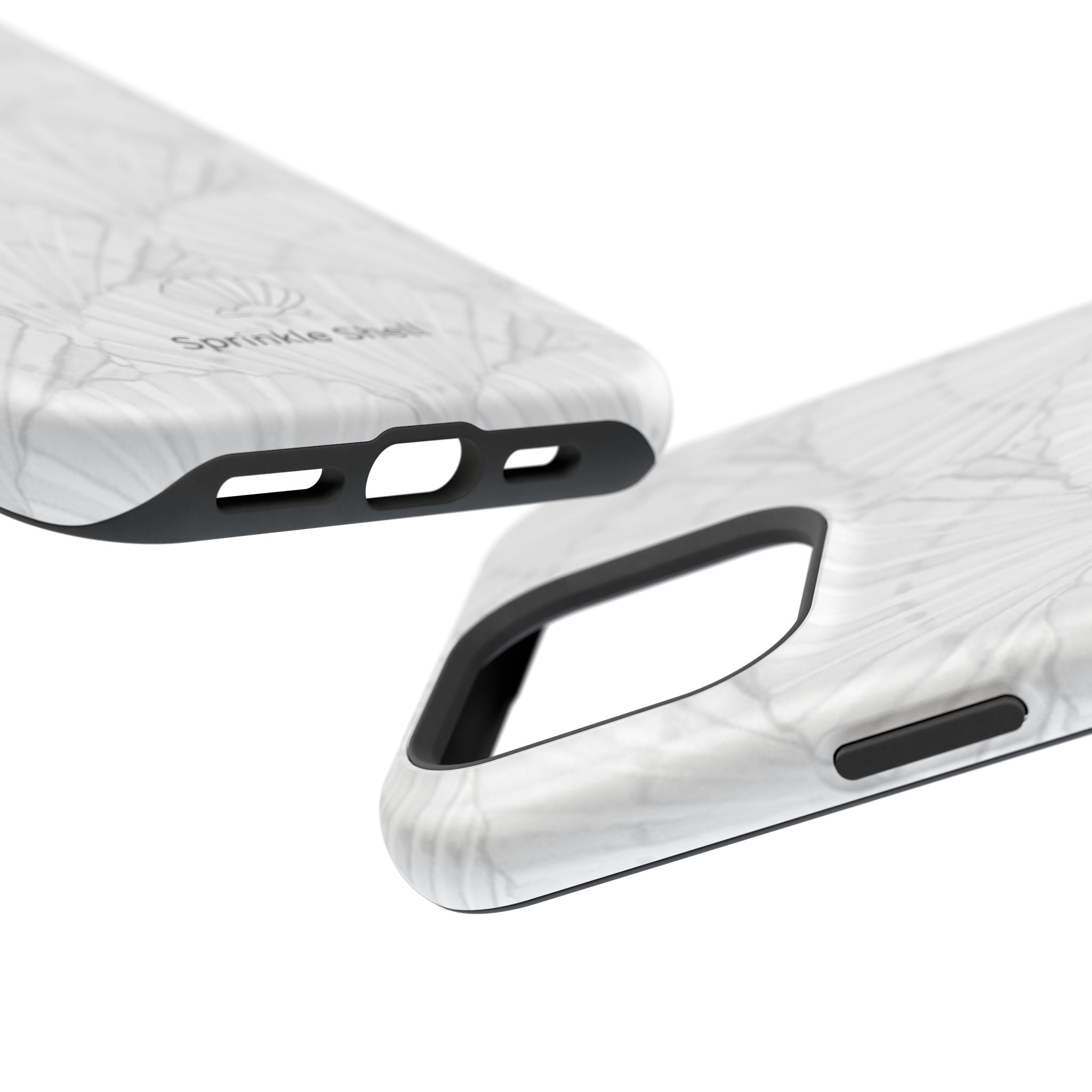 Shell-Pattern Magnetic Impact Phone Case — Protective Modular iPhone Cover