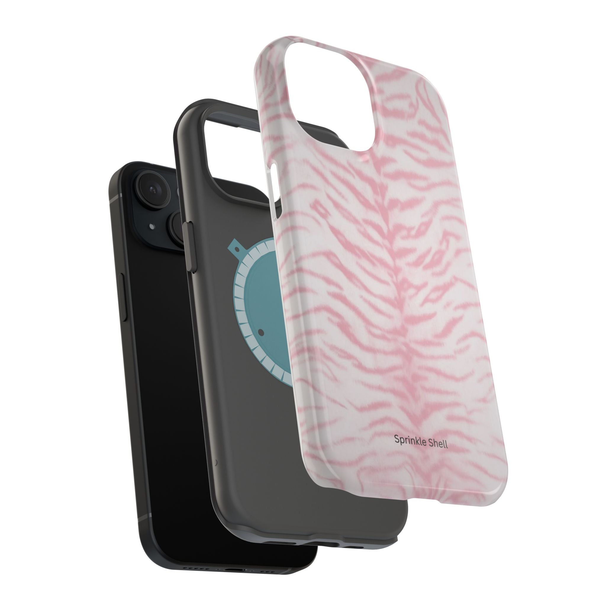 MagSafe Pink Zebra Print Iphone Case