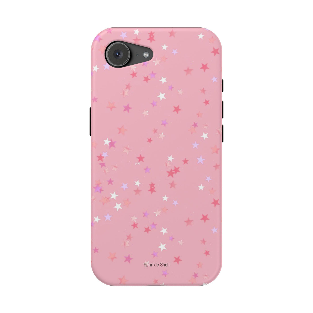 MagSafe pink multicolor stars case