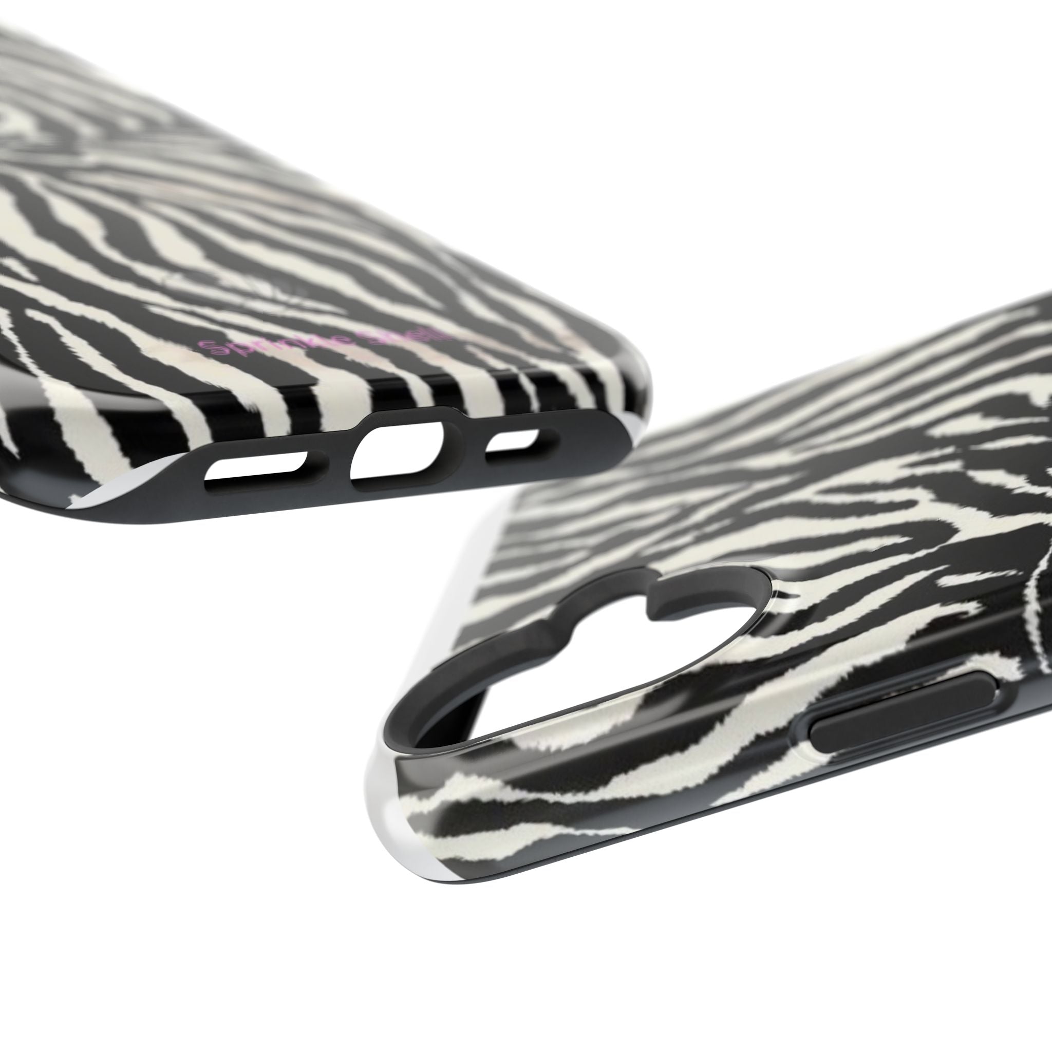 MagSafe black zebra print case