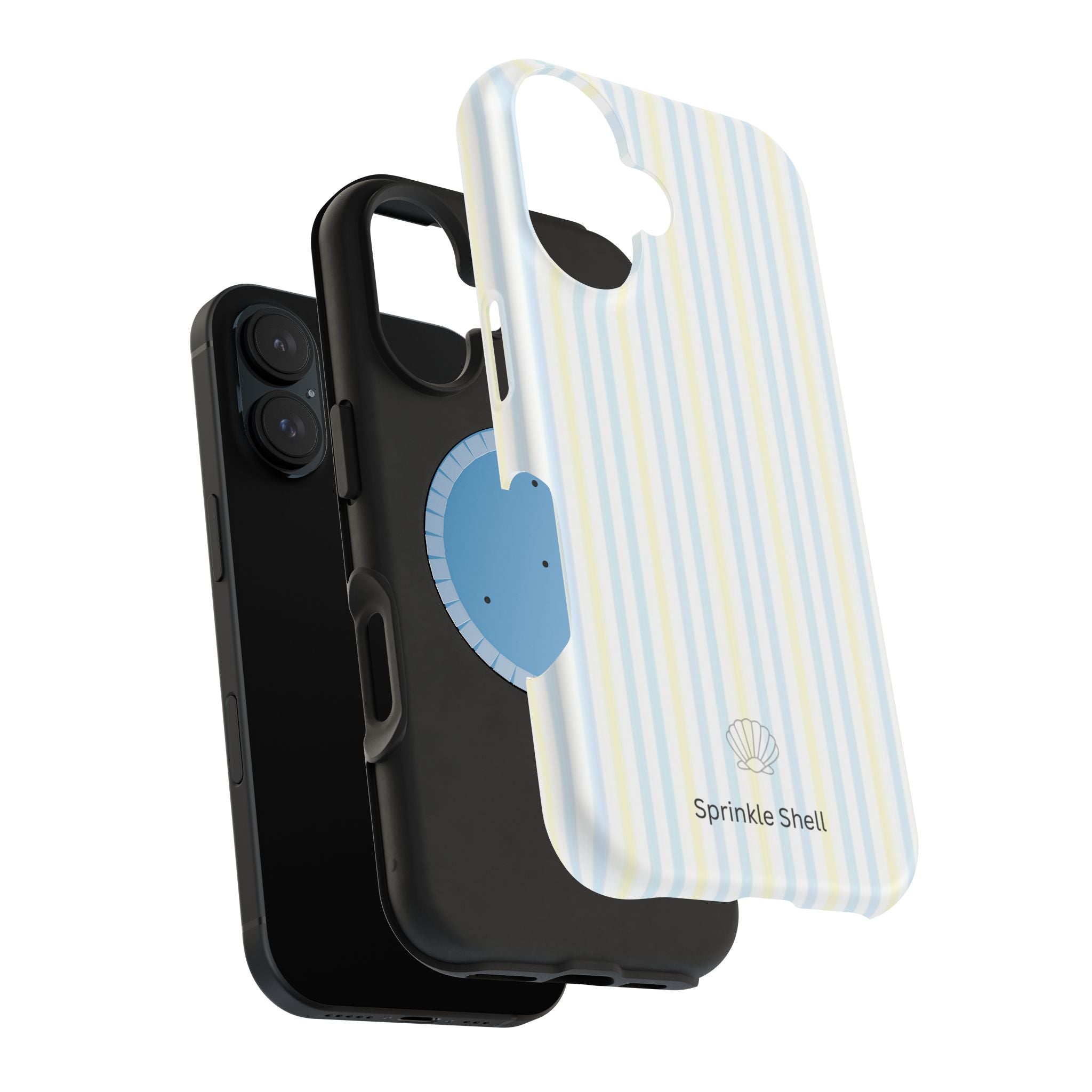 MagSafe Light Yellow And Blue Iphone Case