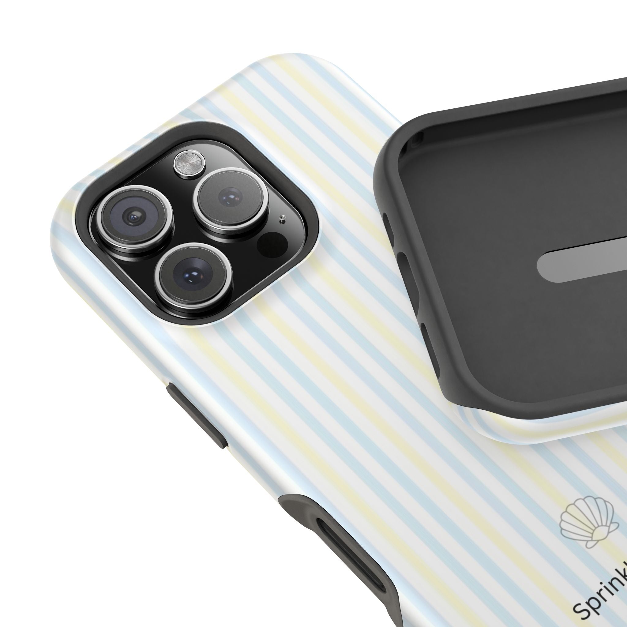 MagSafe Light Yellow And Blue Iphone Case