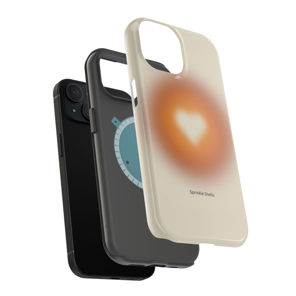 MagSafe fall heart aura case