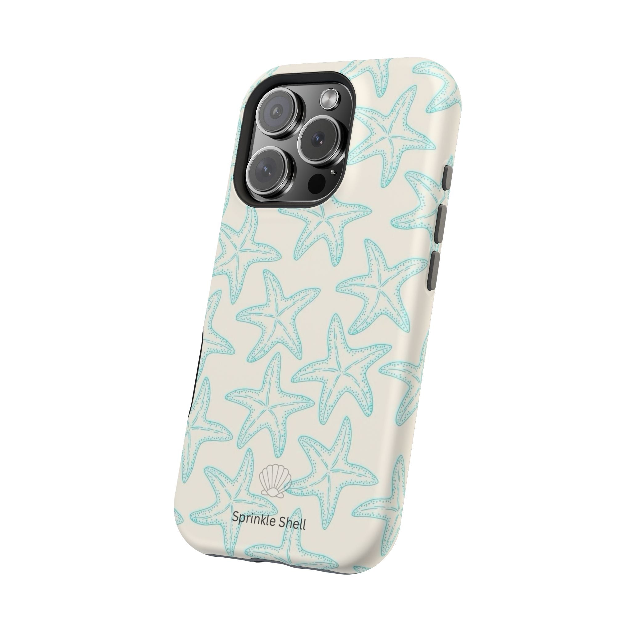 MagSafe teal starfish case