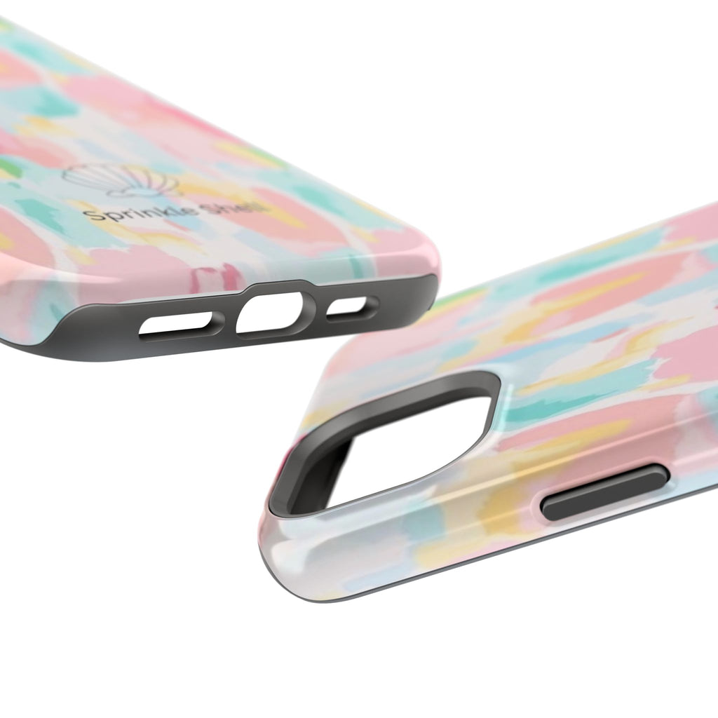 MagSafe cute colorful paint case