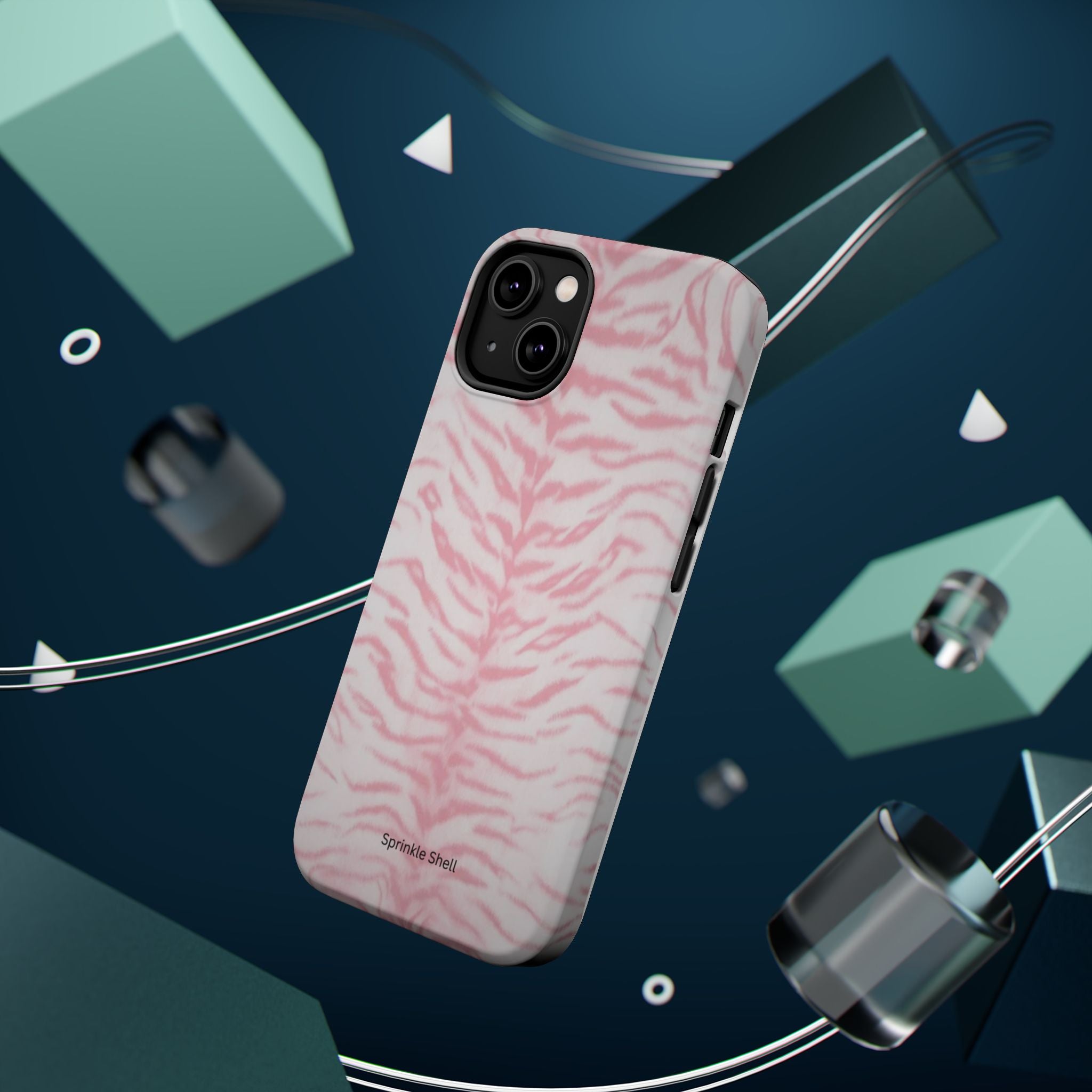 MagSafe Pink Zebra Print Iphone Case