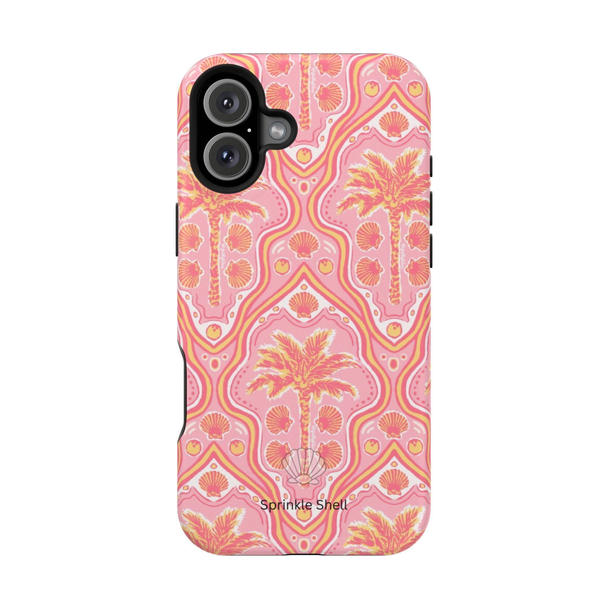 MagSafe pink pink summer palm tree case
