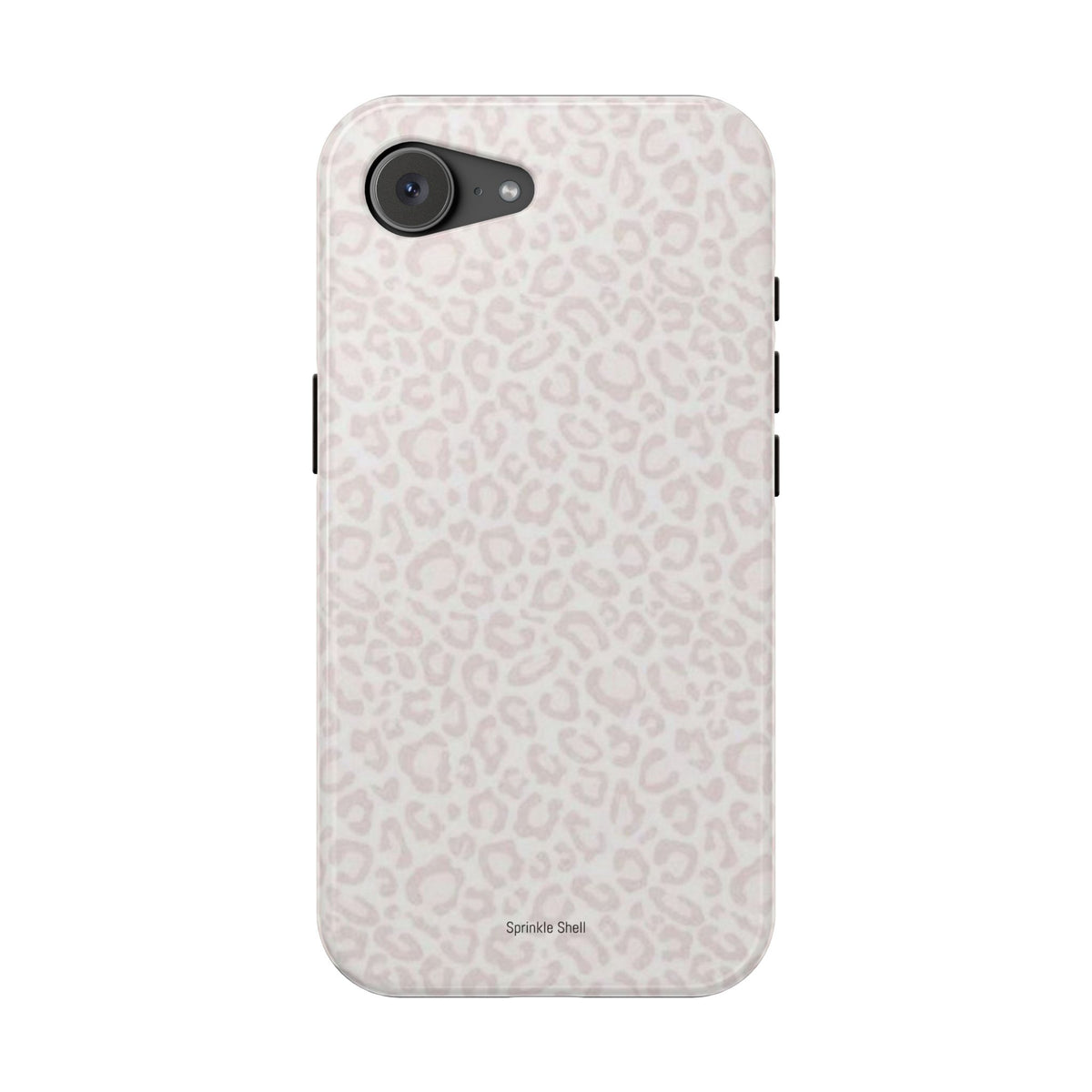 MagSafe white cheetah print case